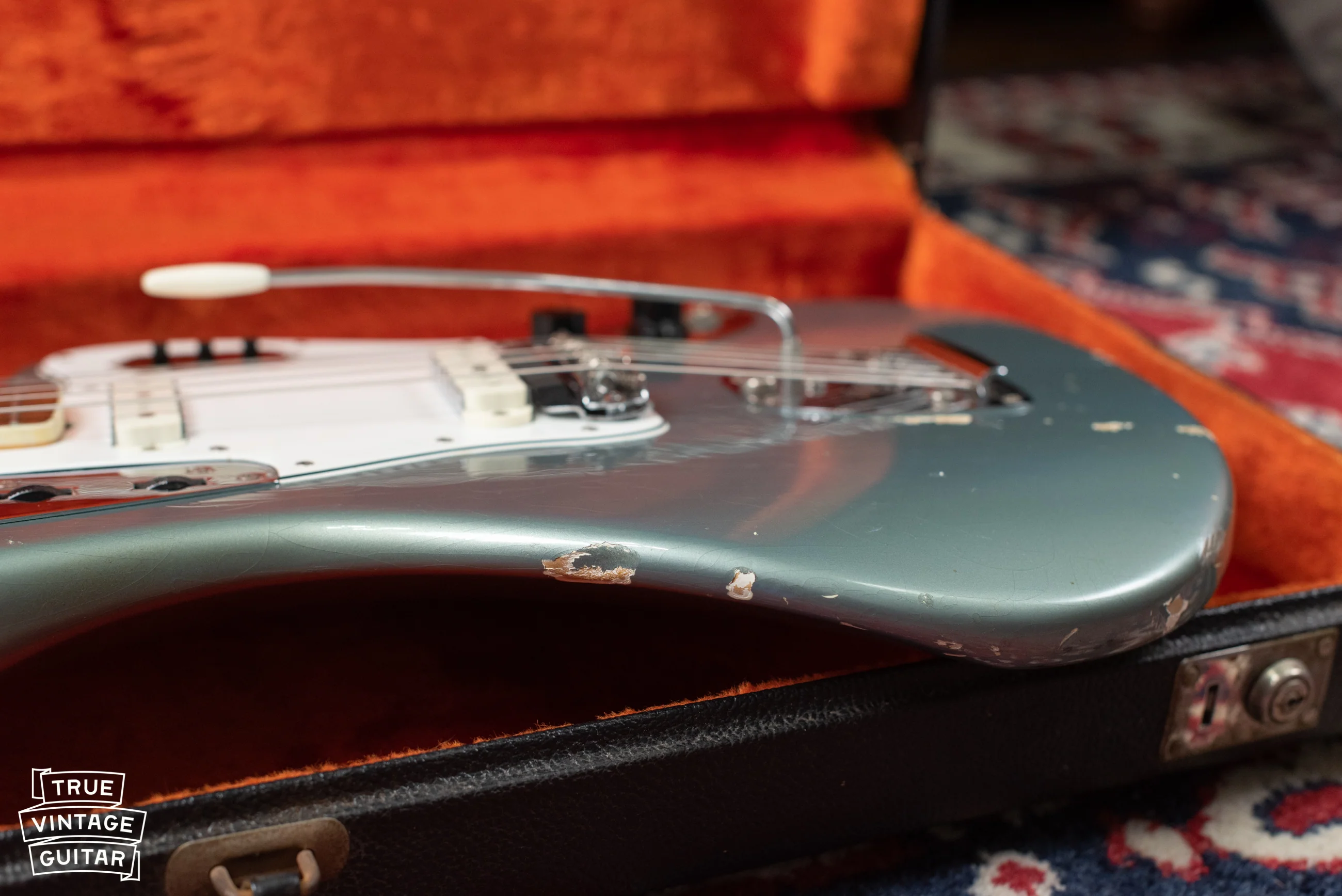 1966 Fender Jaguar Blue Ice Metallic - Image 13