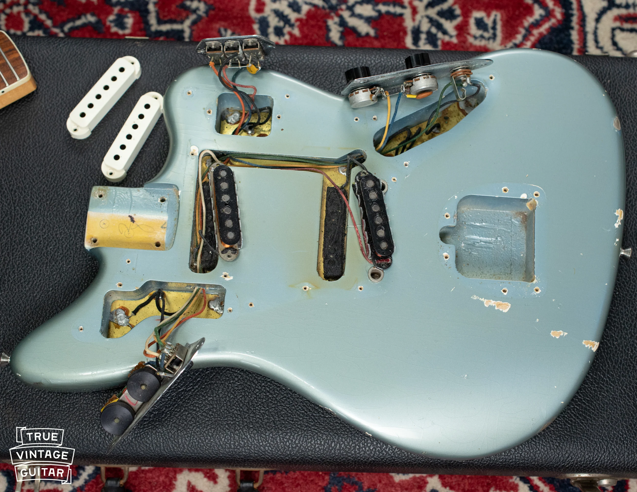 1966 Fender Jaguar Blue Ice Metallic - Image 14