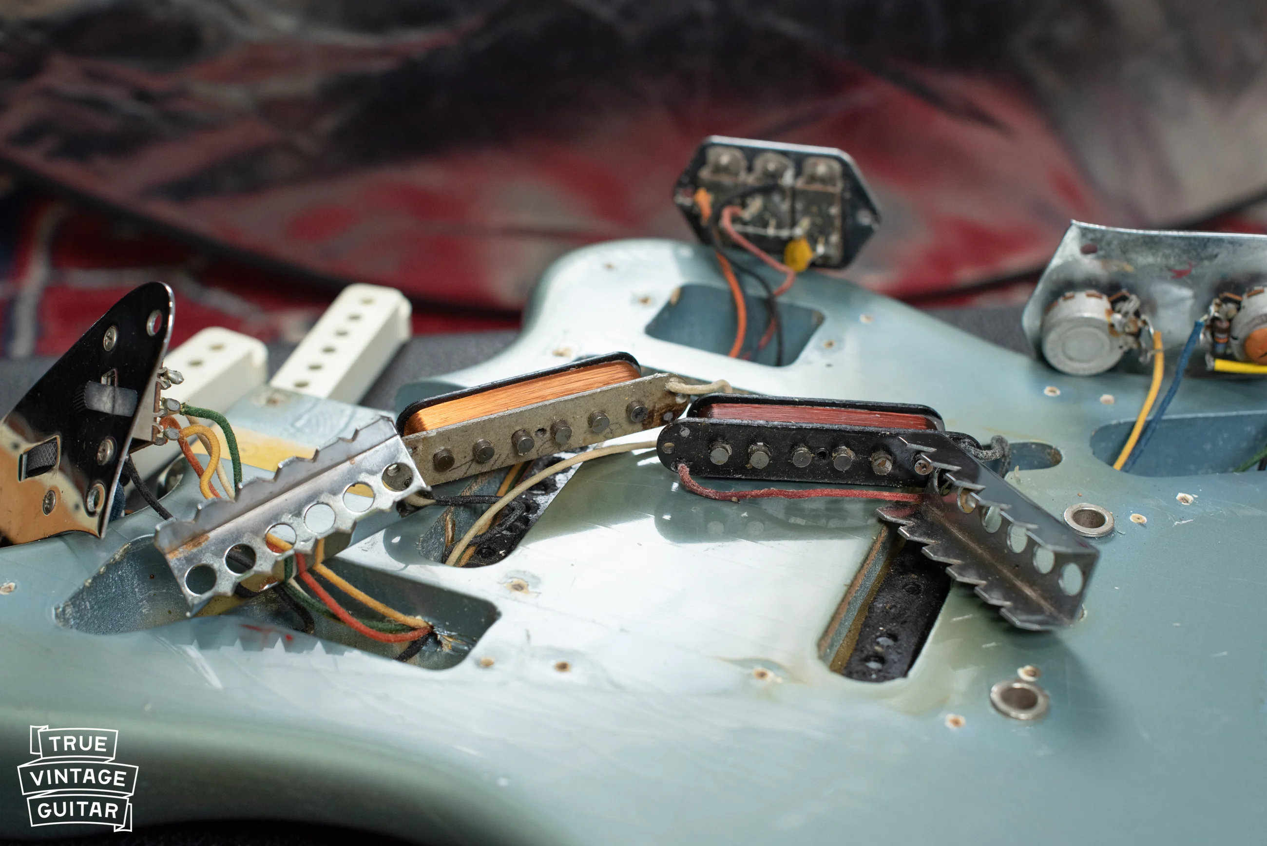 1966 Fender Jaguar Blue Ice Metallic - Image 16