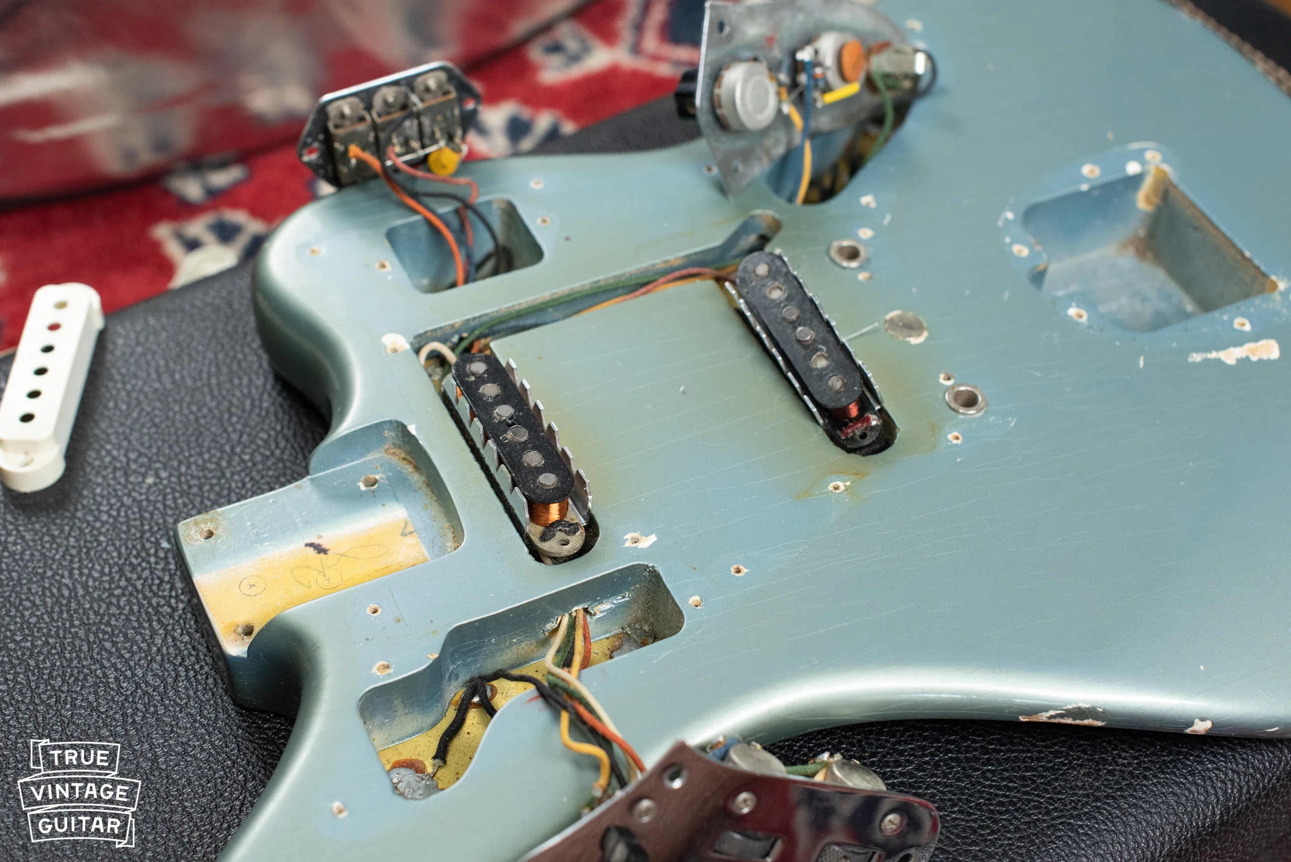 1966 Fender Jaguar Blue Ice Metallic - Image 19