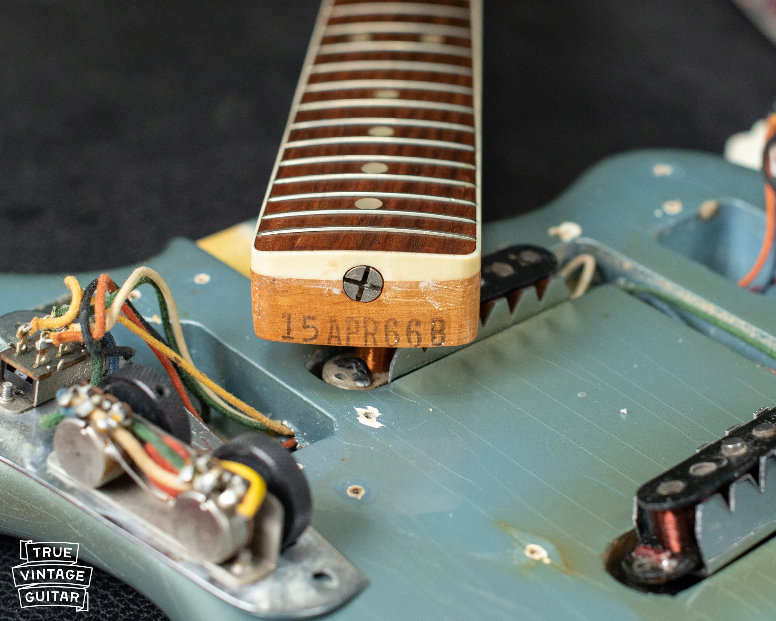 1966 Fender Jaguar Blue Ice Metallic - Image 22