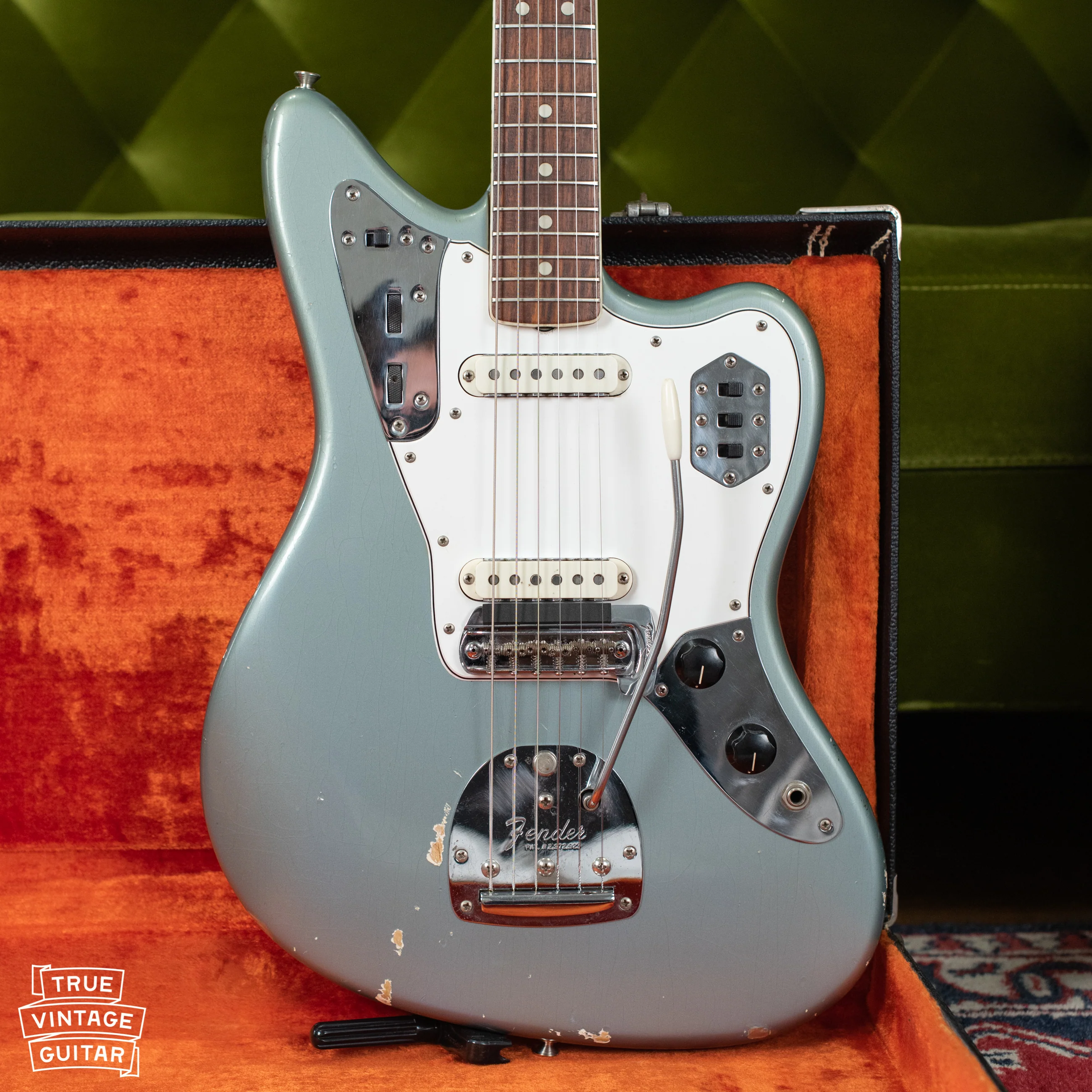 1966 Fender Jaguar Blue Ice Metallic - Image 25