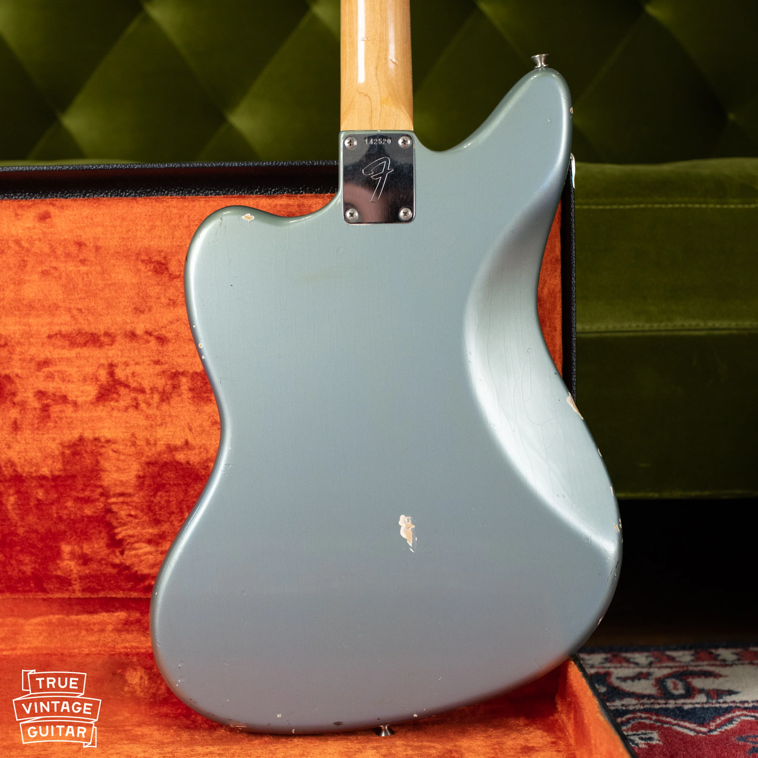 1966 Fender Jaguar Blue Ice Metallic - Image 5
