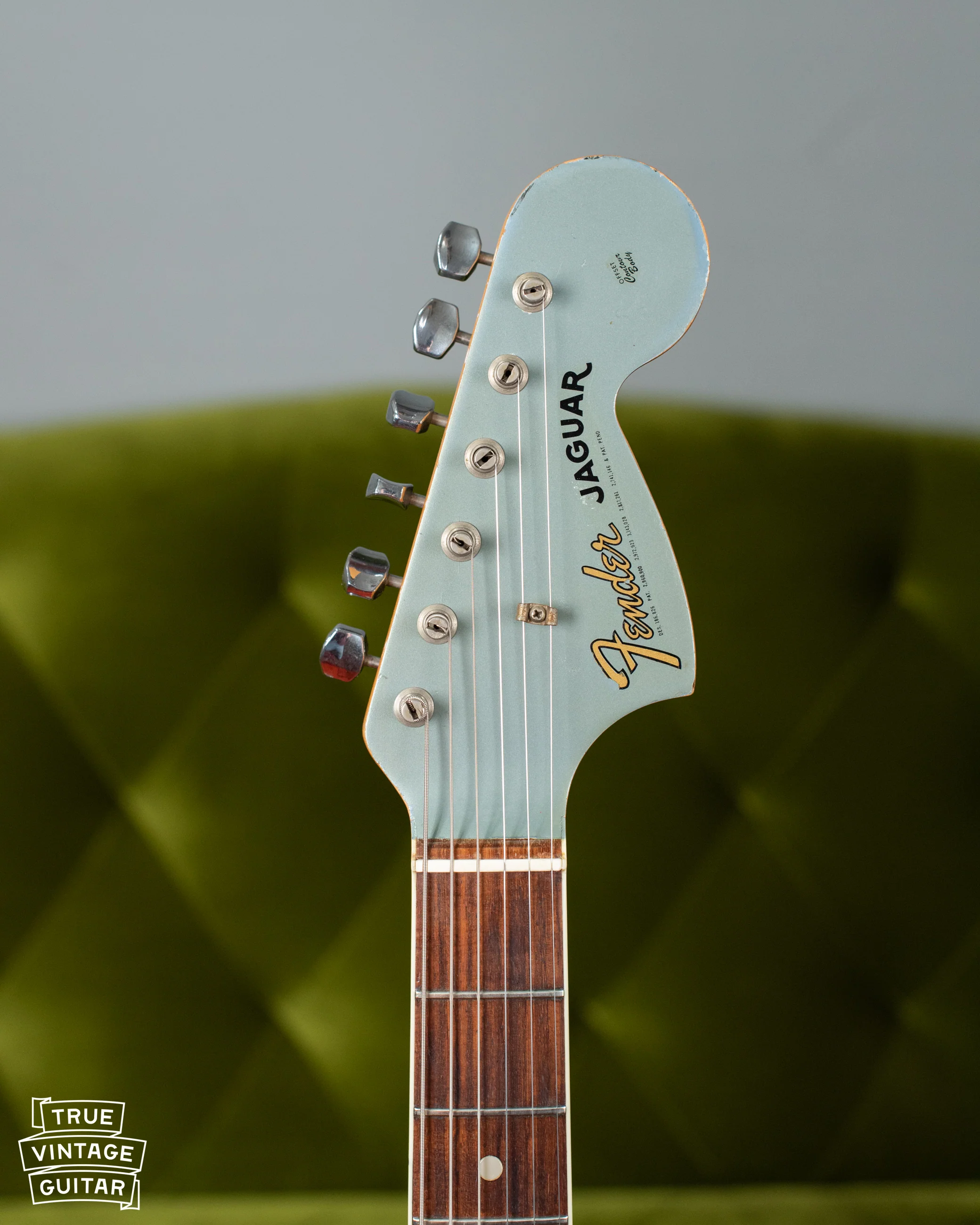 1966 Fender Jaguar Blue Ice Metallic - Image 8