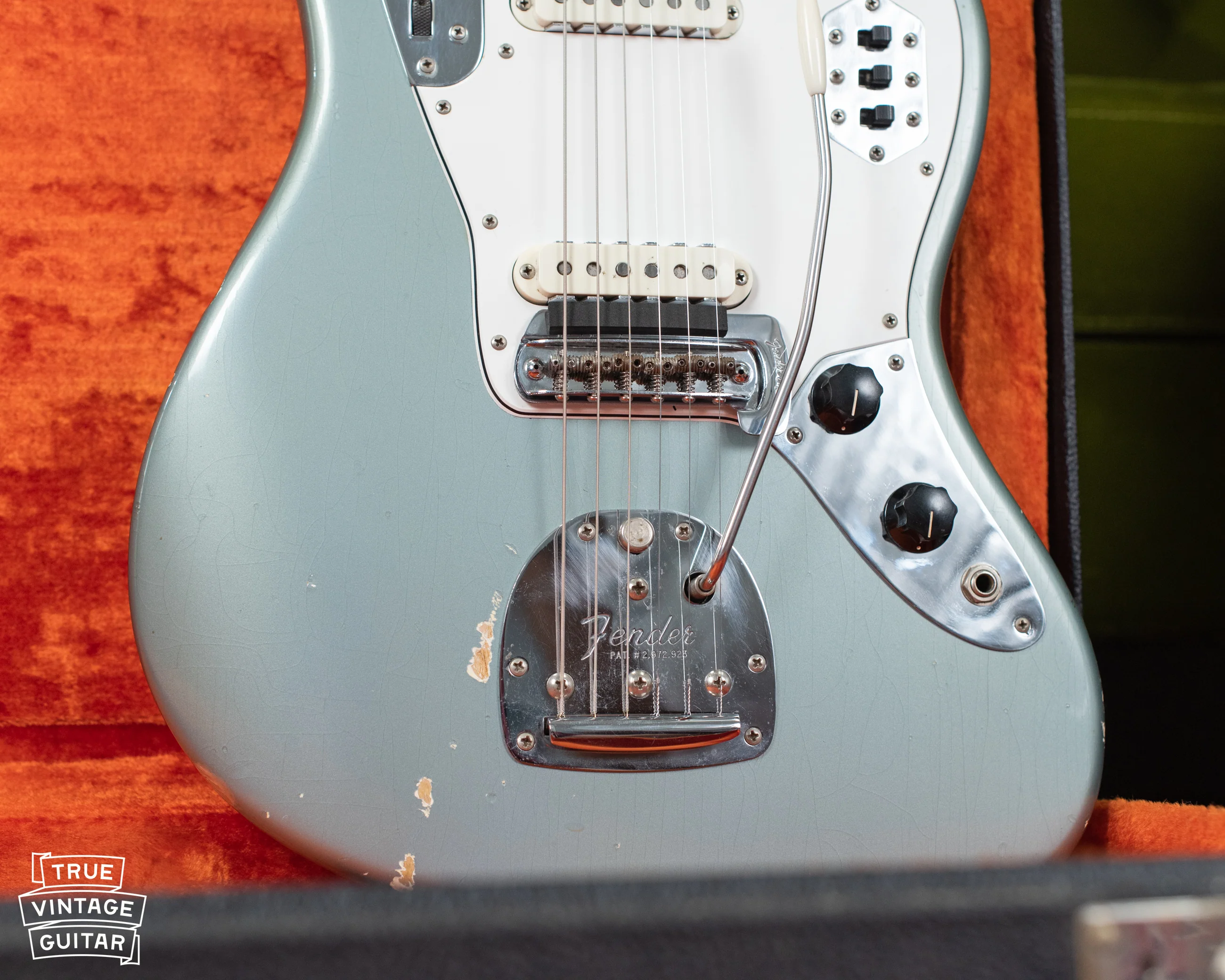 1966 Fender Jaguar Blue Ice Metallic - Image 9