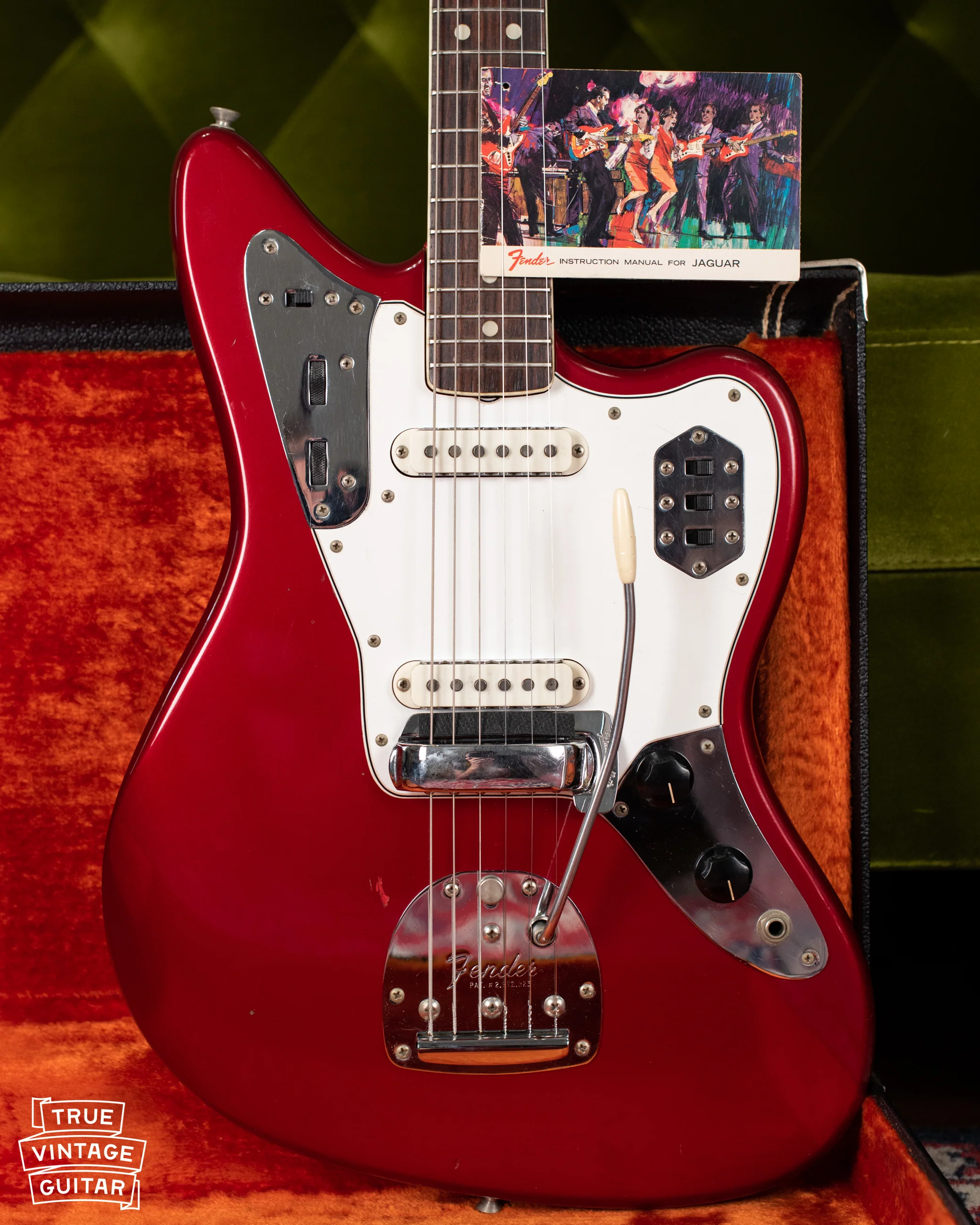 1966 Fender Jaguar Candy Apple Red