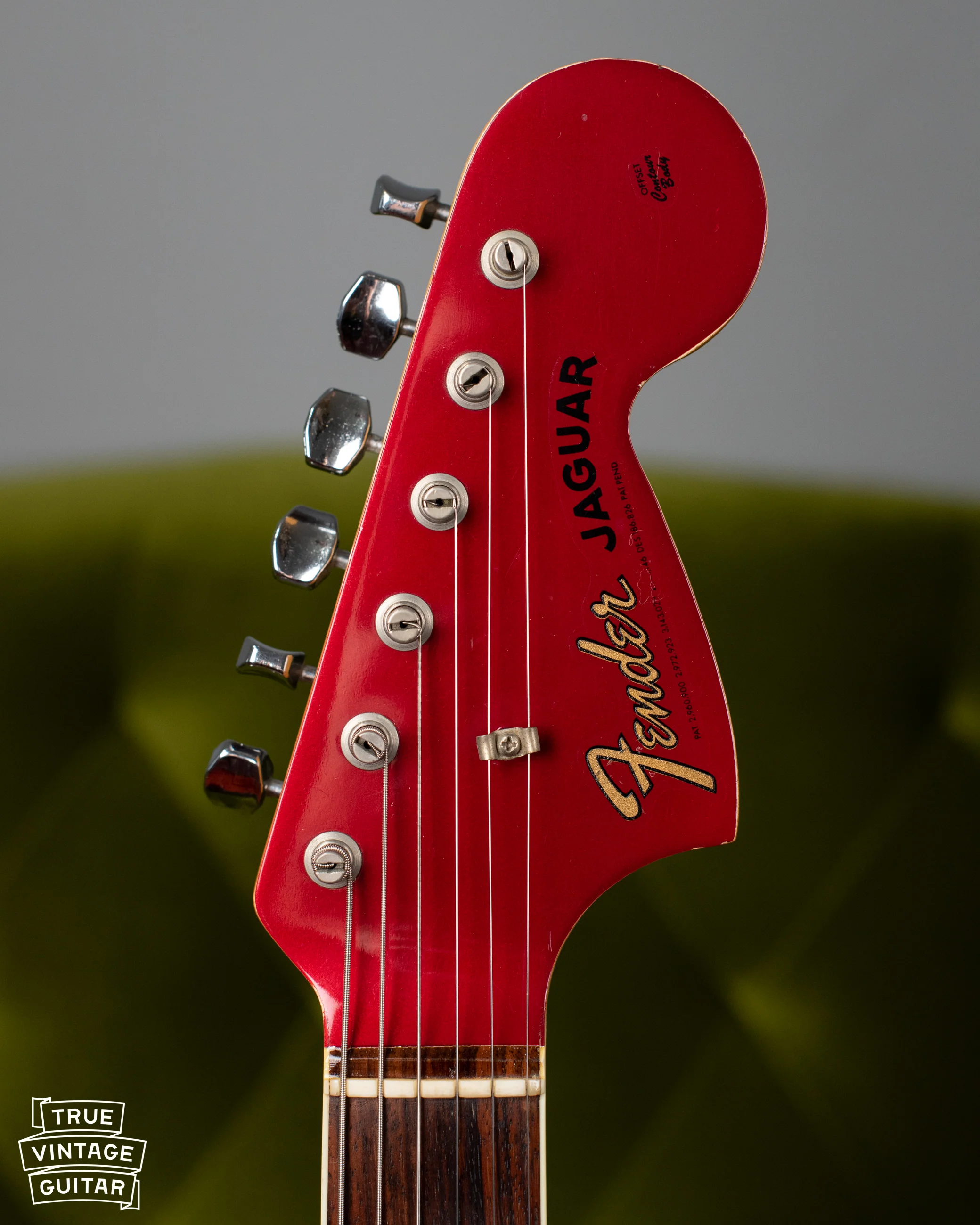 1966 Fender Jaguar Candy Apple Red - Image 10