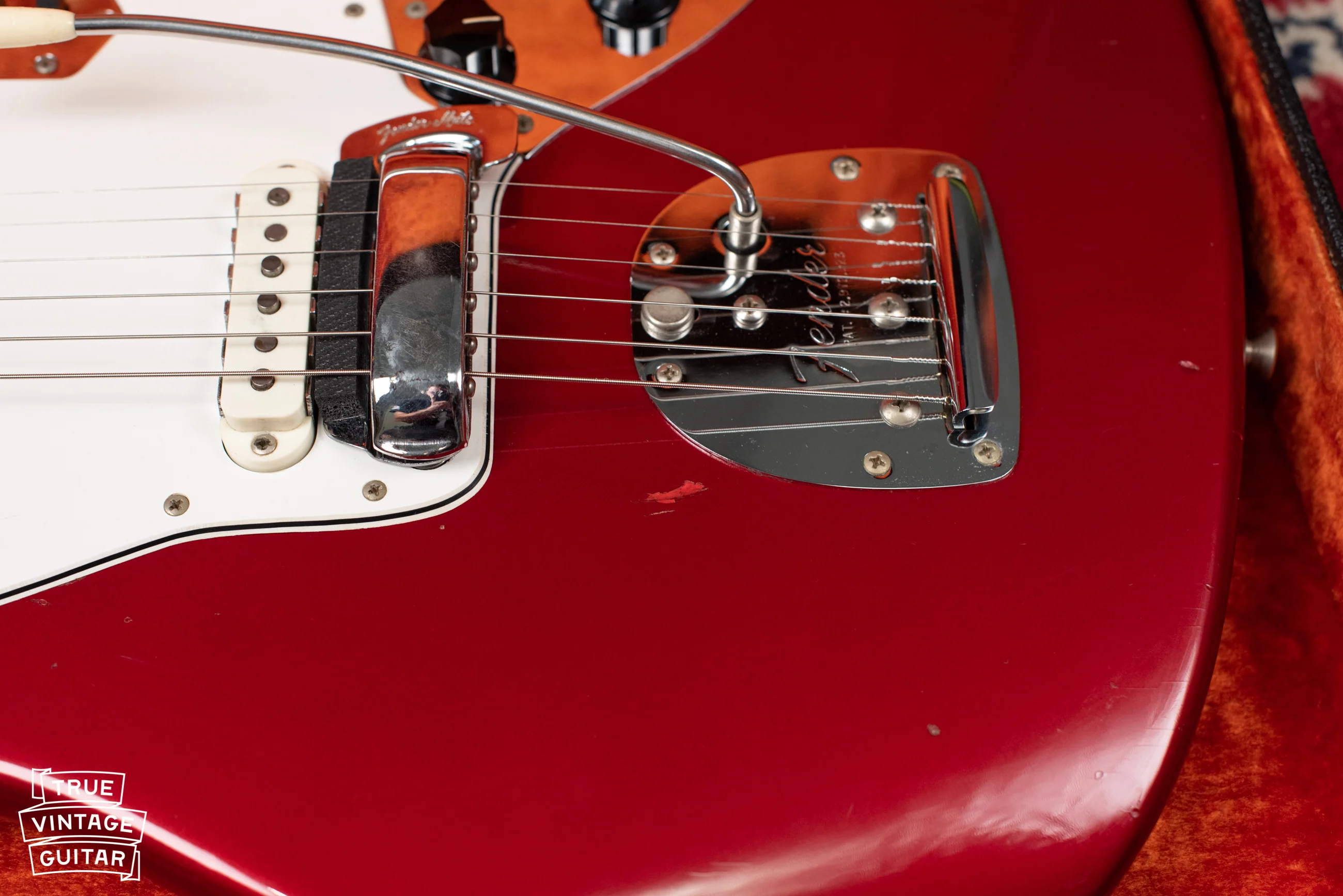 1966 Fender Jaguar Candy Apple Red - Image 14