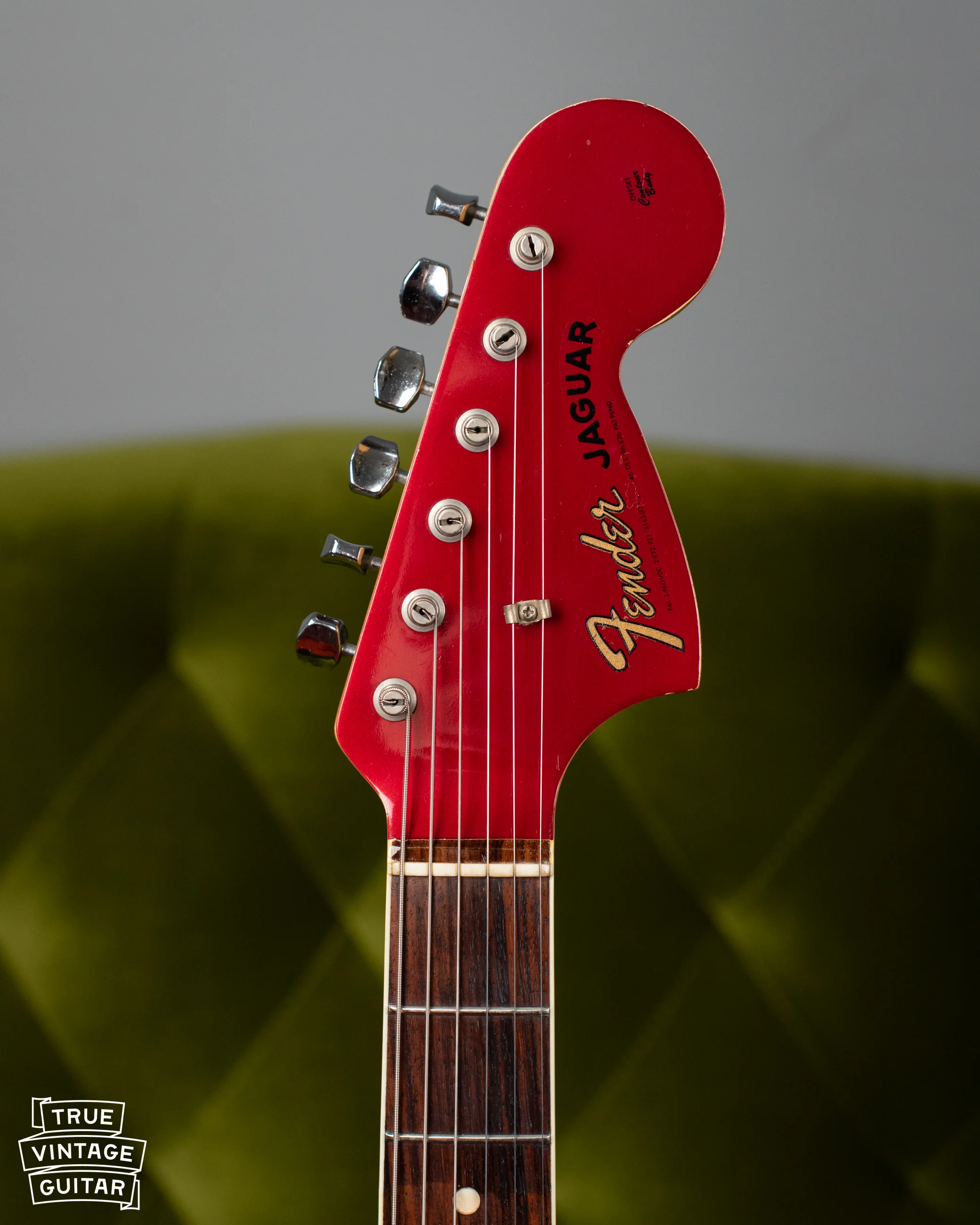 1966 Fender Jaguar Candy Apple Red - Image 2