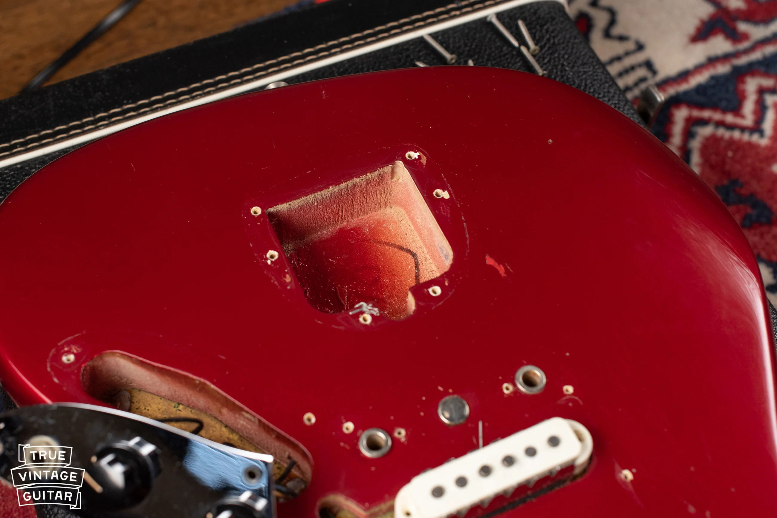 1966 Fender Jaguar Candy Apple Red - Image 21