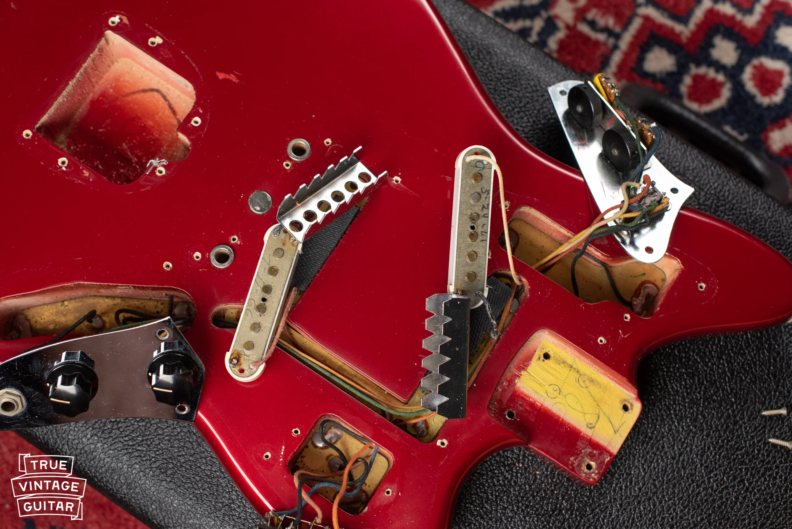 1966 Fender Jaguar Candy Apple Red - Image 22