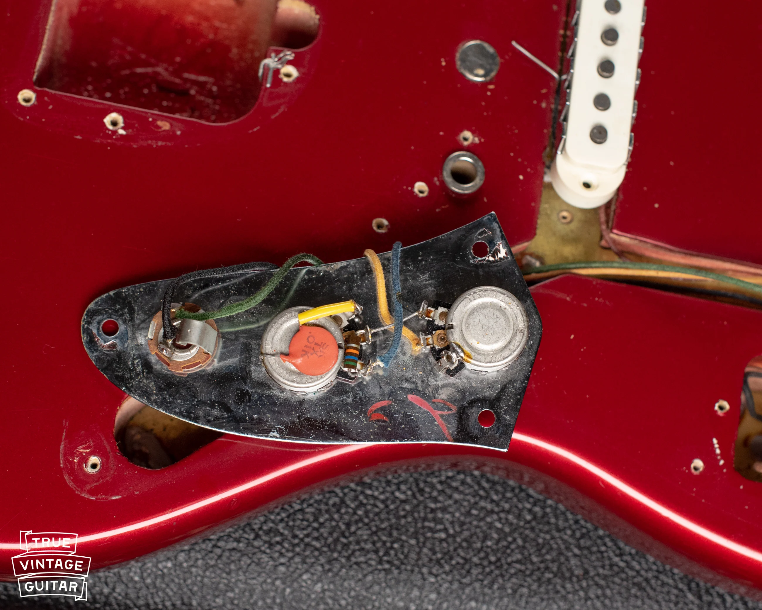 1966 Fender Jaguar Candy Apple Red - Image 23