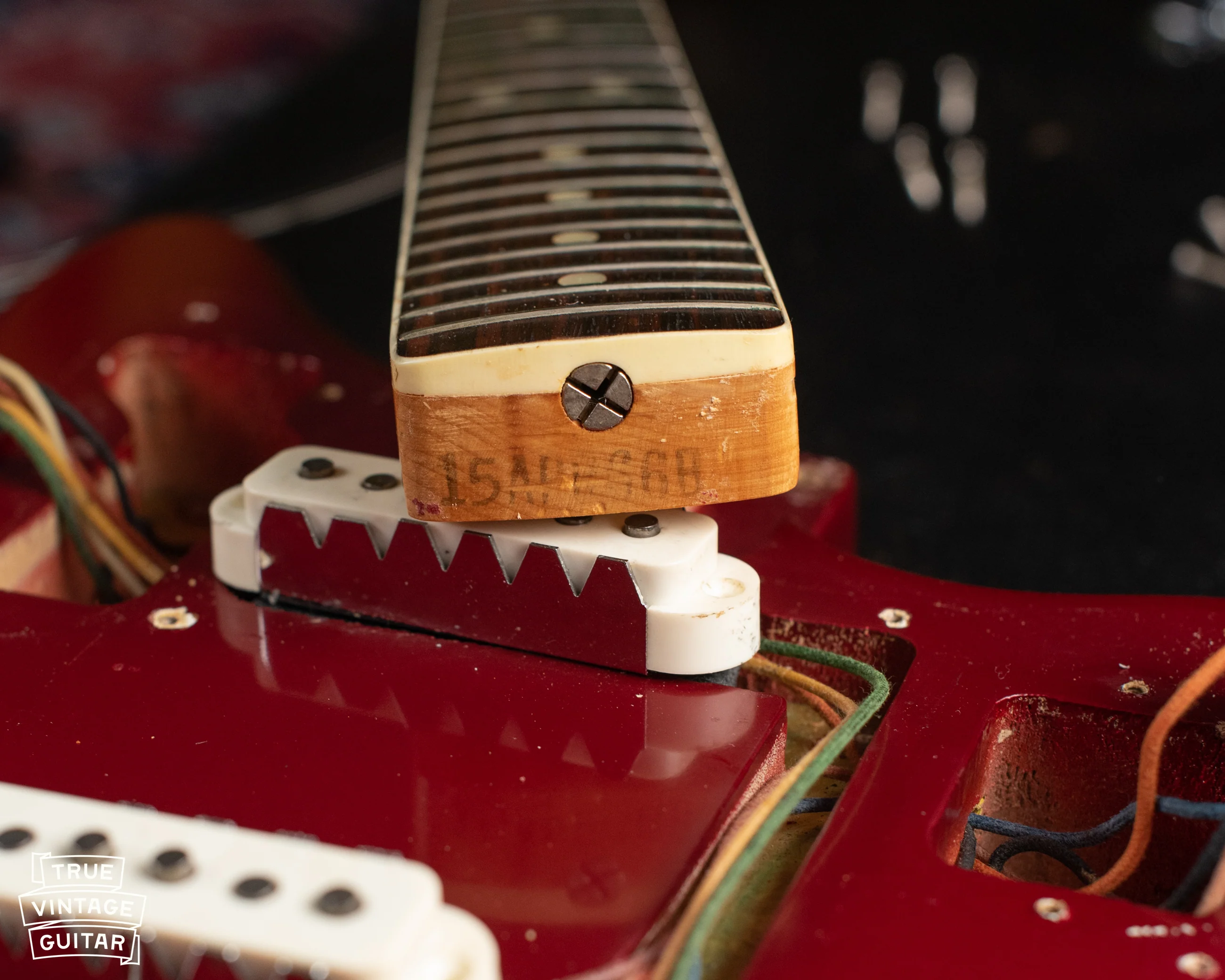 1966 Fender Jaguar Candy Apple Red - Image 24