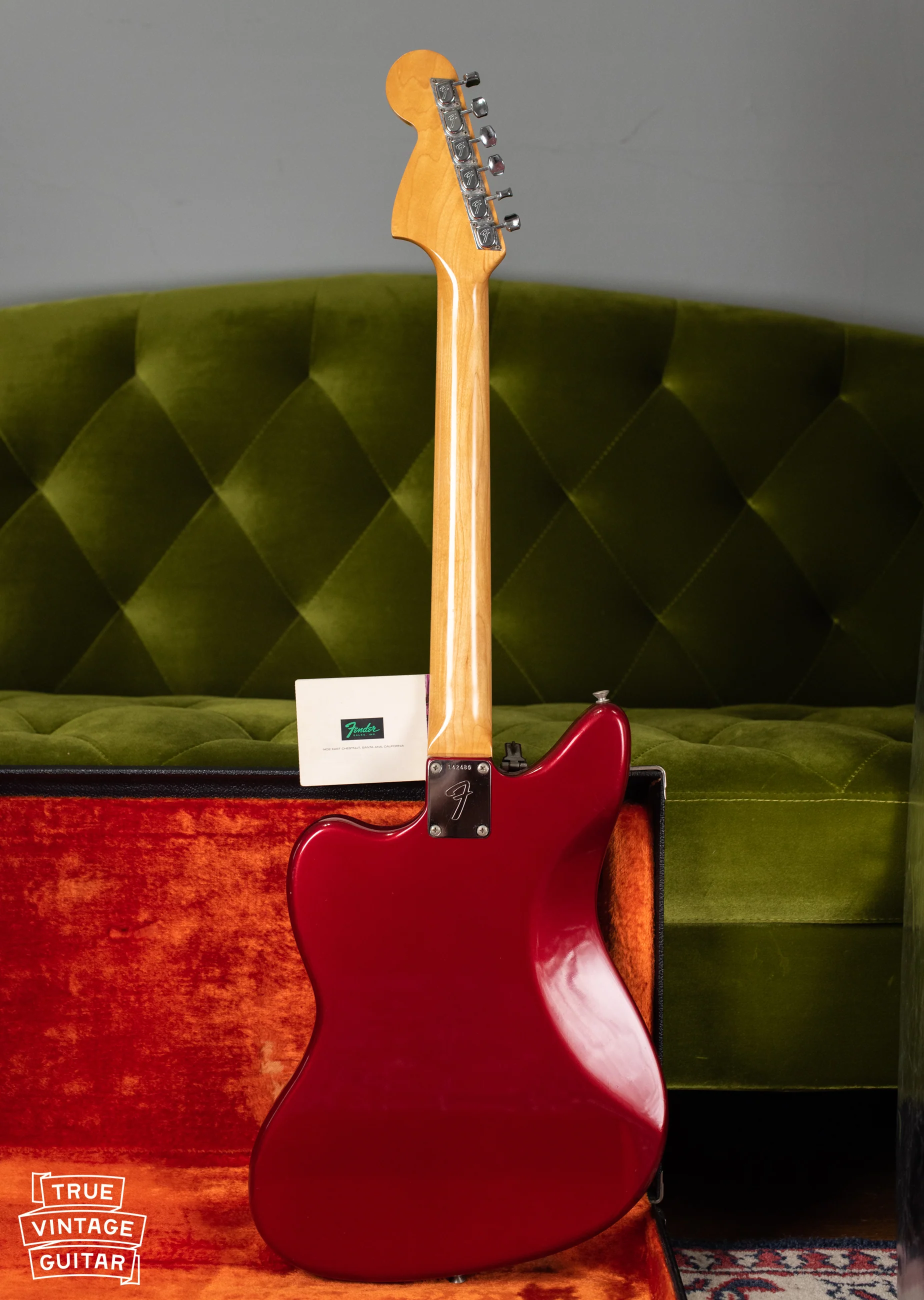 1966 Fender Jaguar Candy Apple Red - Image 5