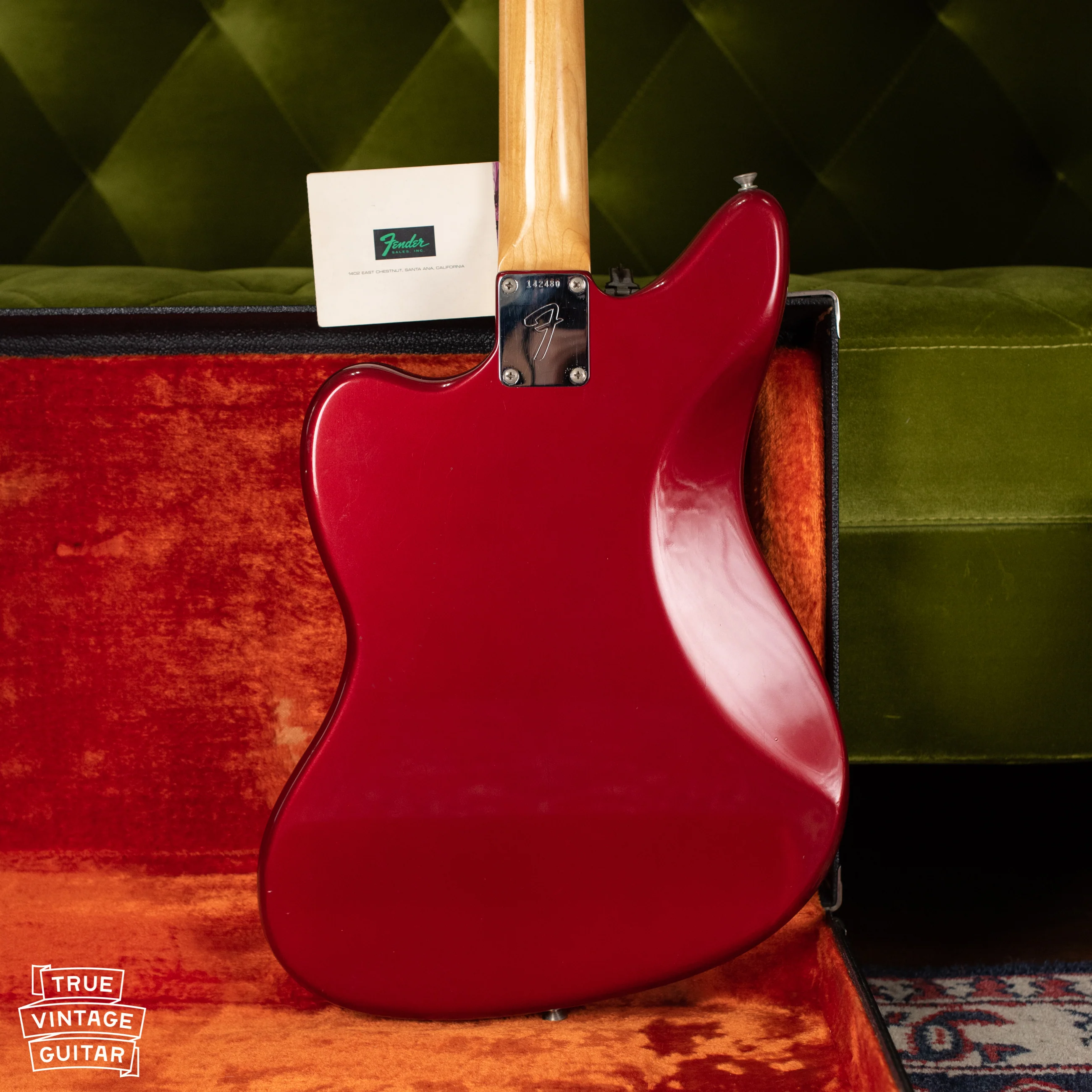 1966 Fender Jaguar Candy Apple Red - Image 8