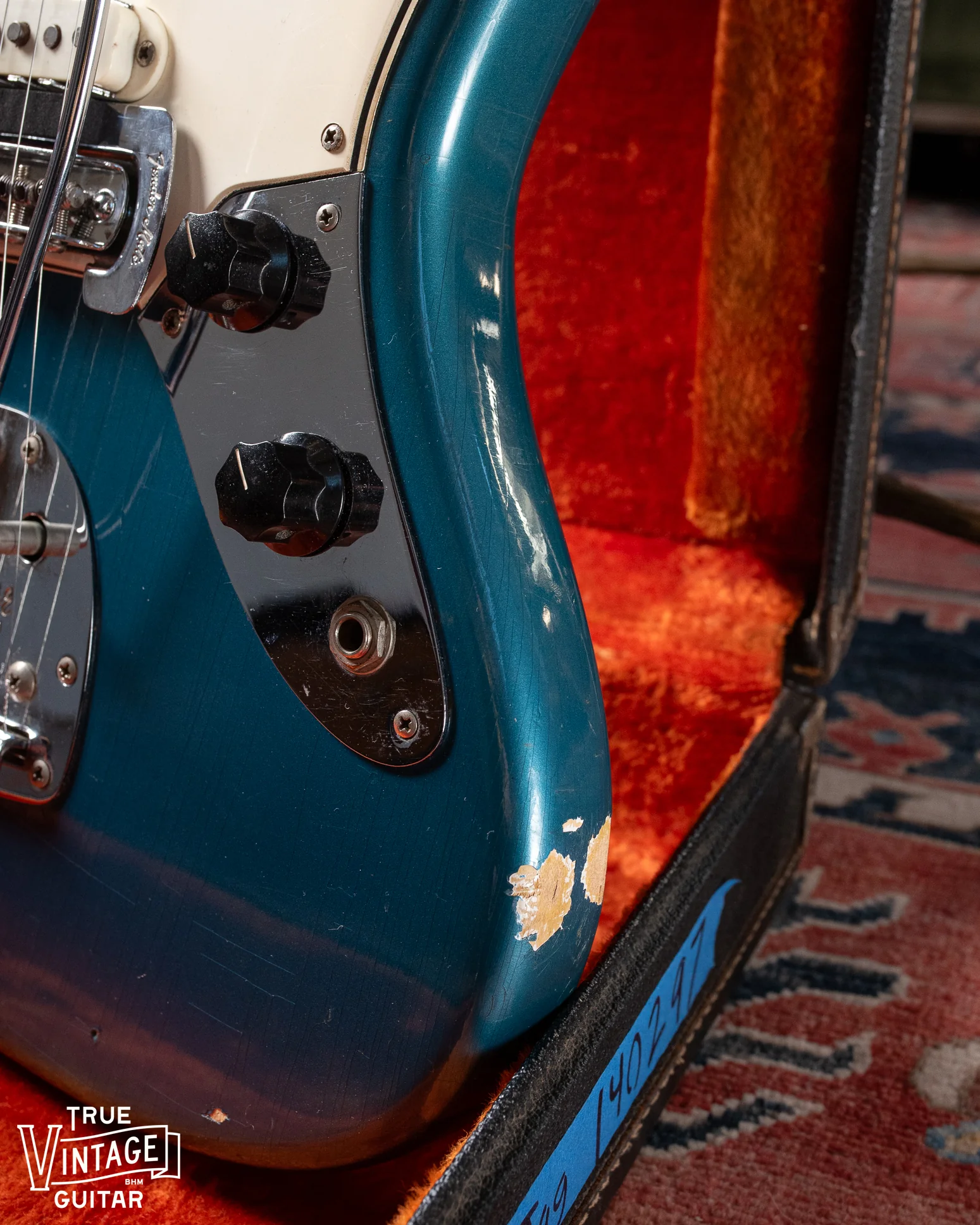 1966 Fender Jaguar Lake Placid Blue Slab Board - Image 10