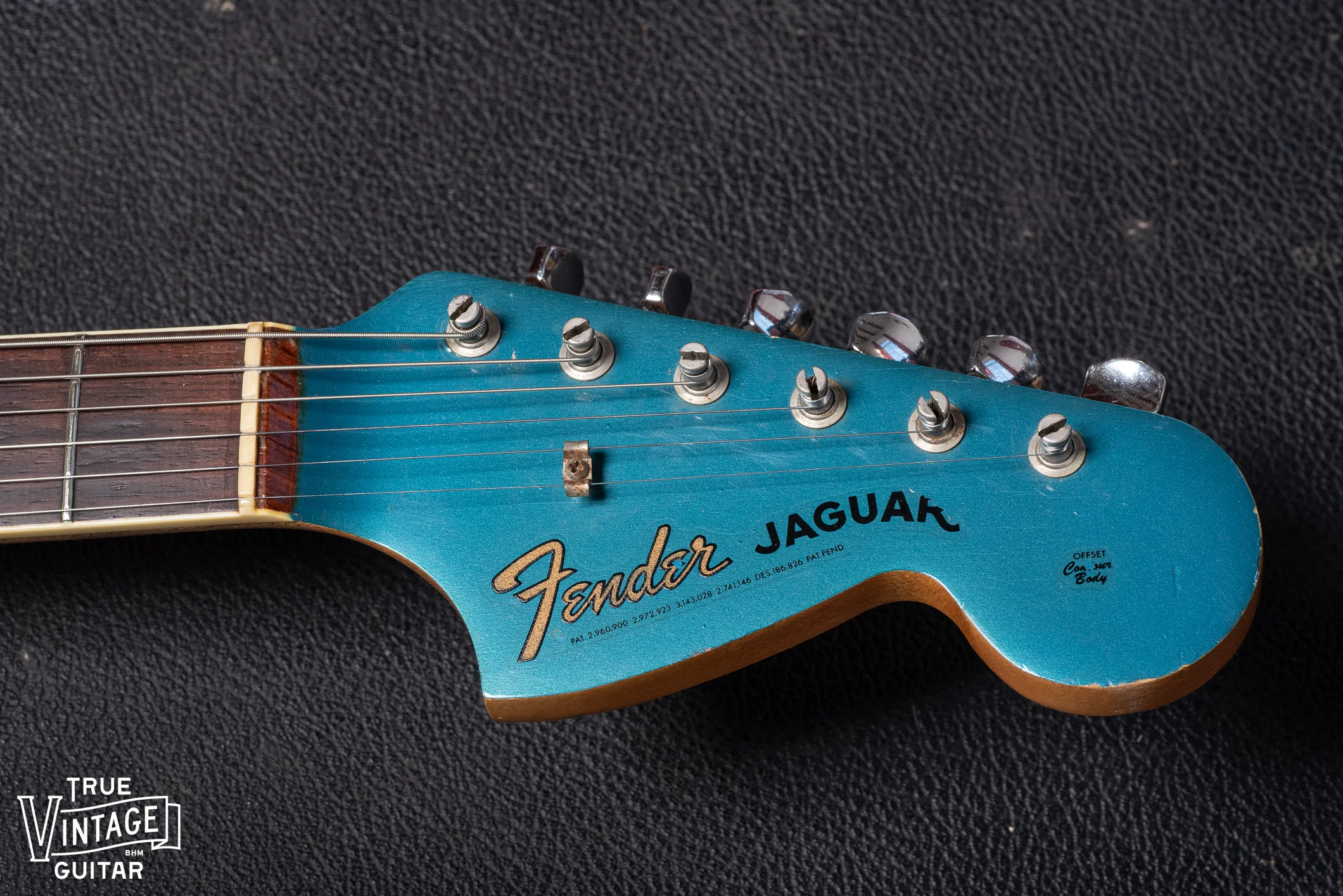 1966 Fender Jaguar Lake Placid Blue Slab Board - Image 14