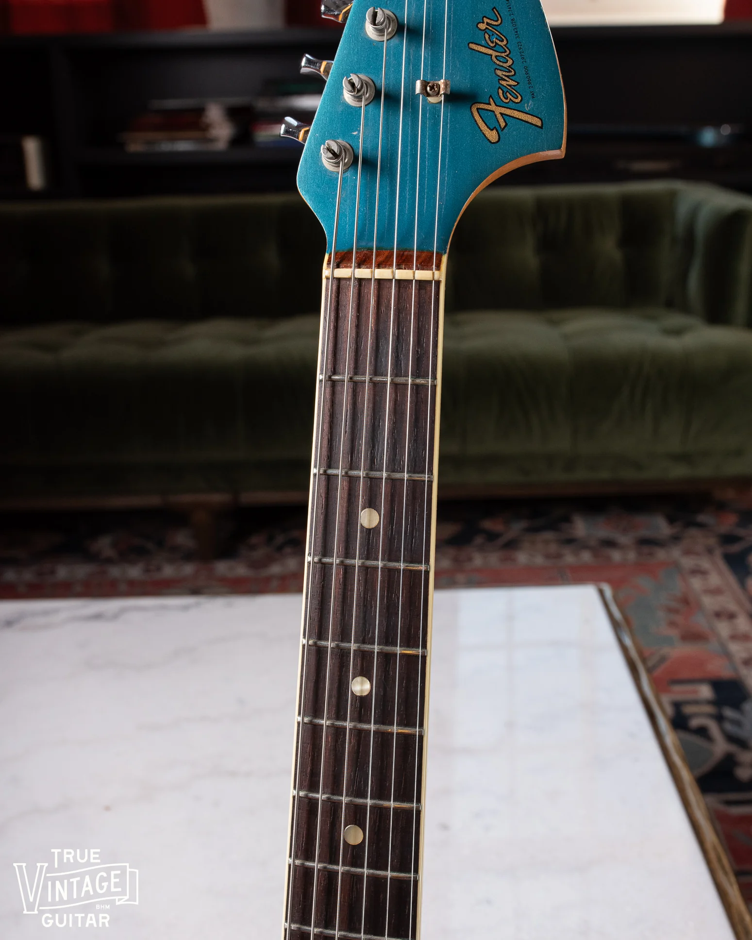 1966 Fender Jaguar Lake Placid Blue Slab Board - Image 6