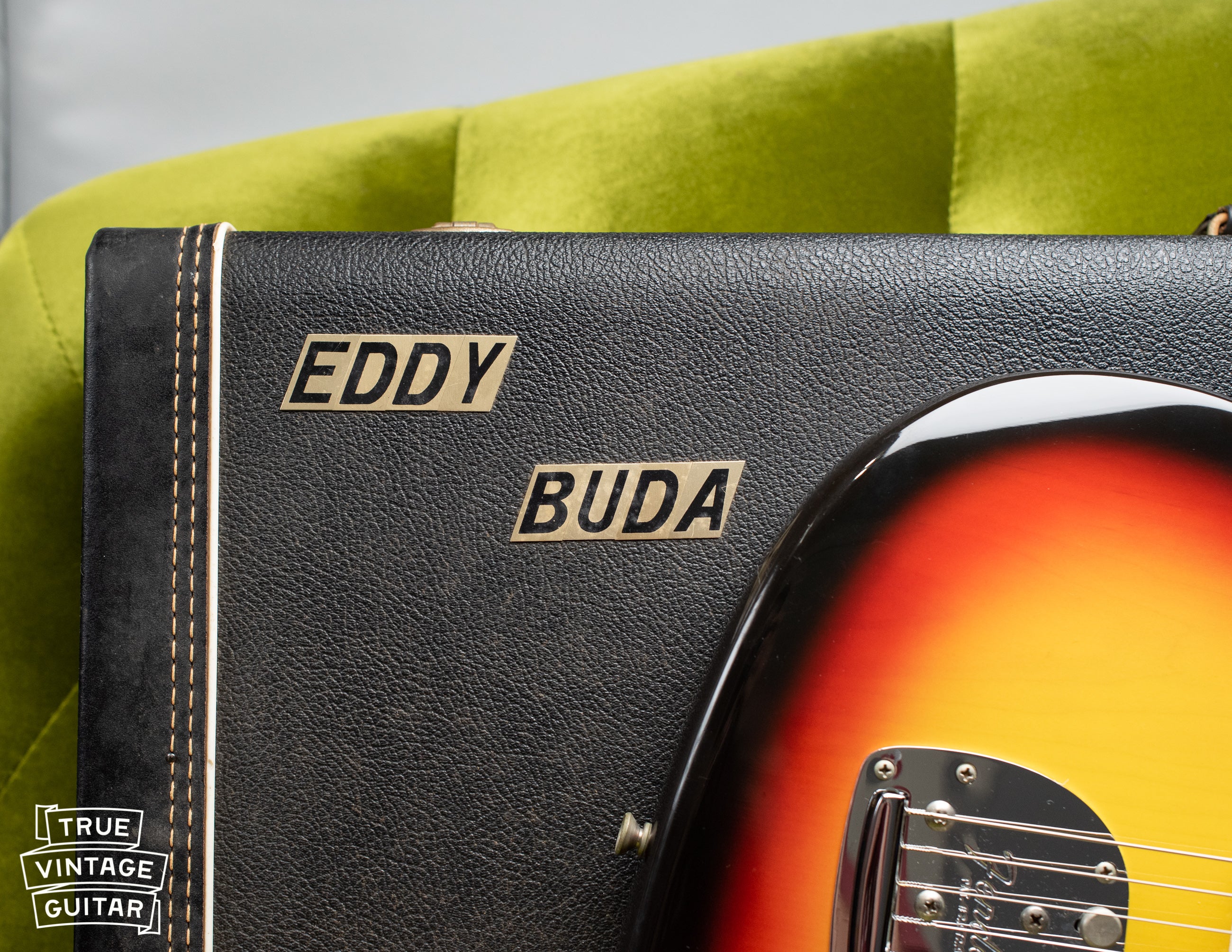 1966 Fender Jaguar Sunburst with hangtag and polish cloth - Image 26