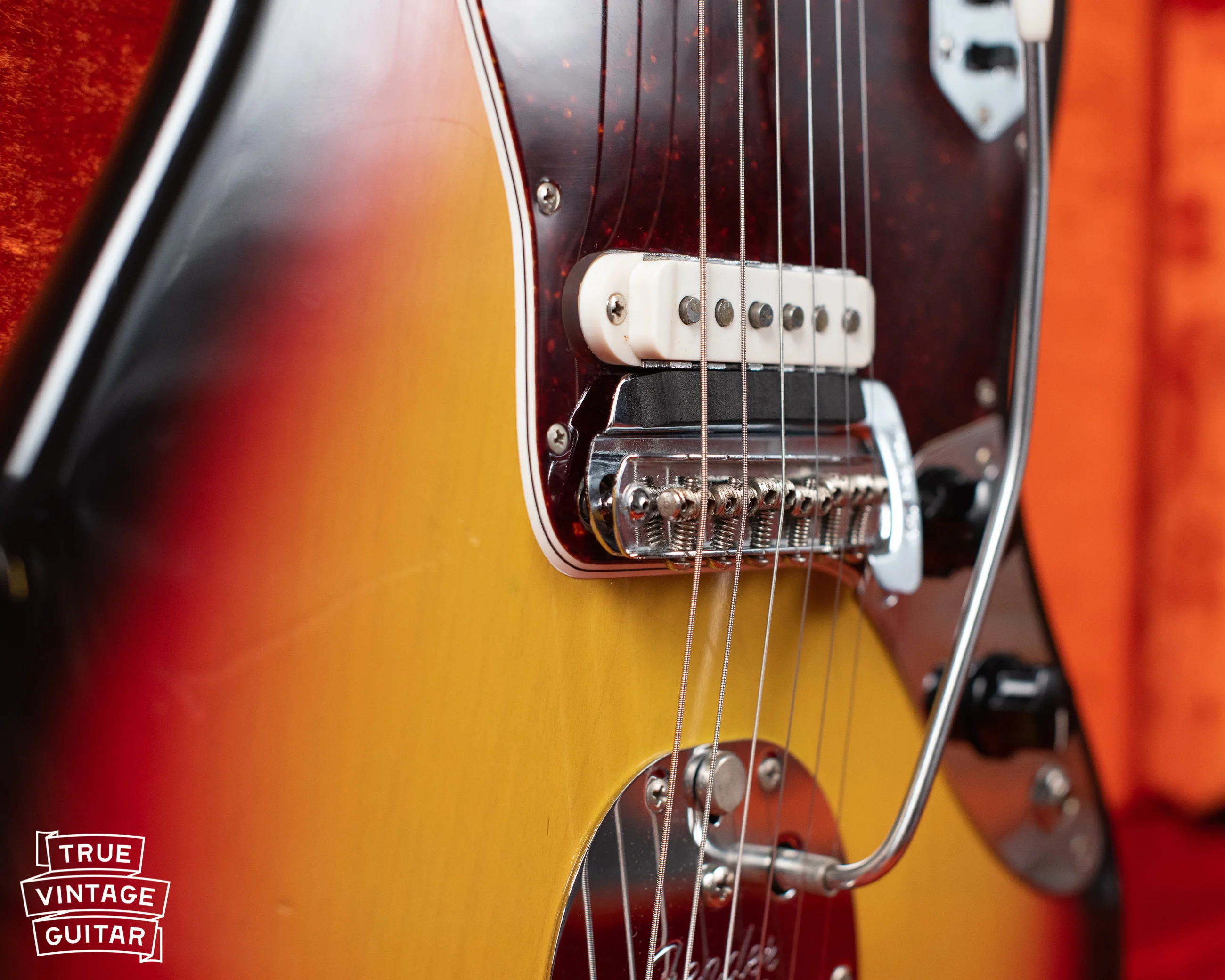 1966 Fender Jaguar Sunburst with tag - Image 13