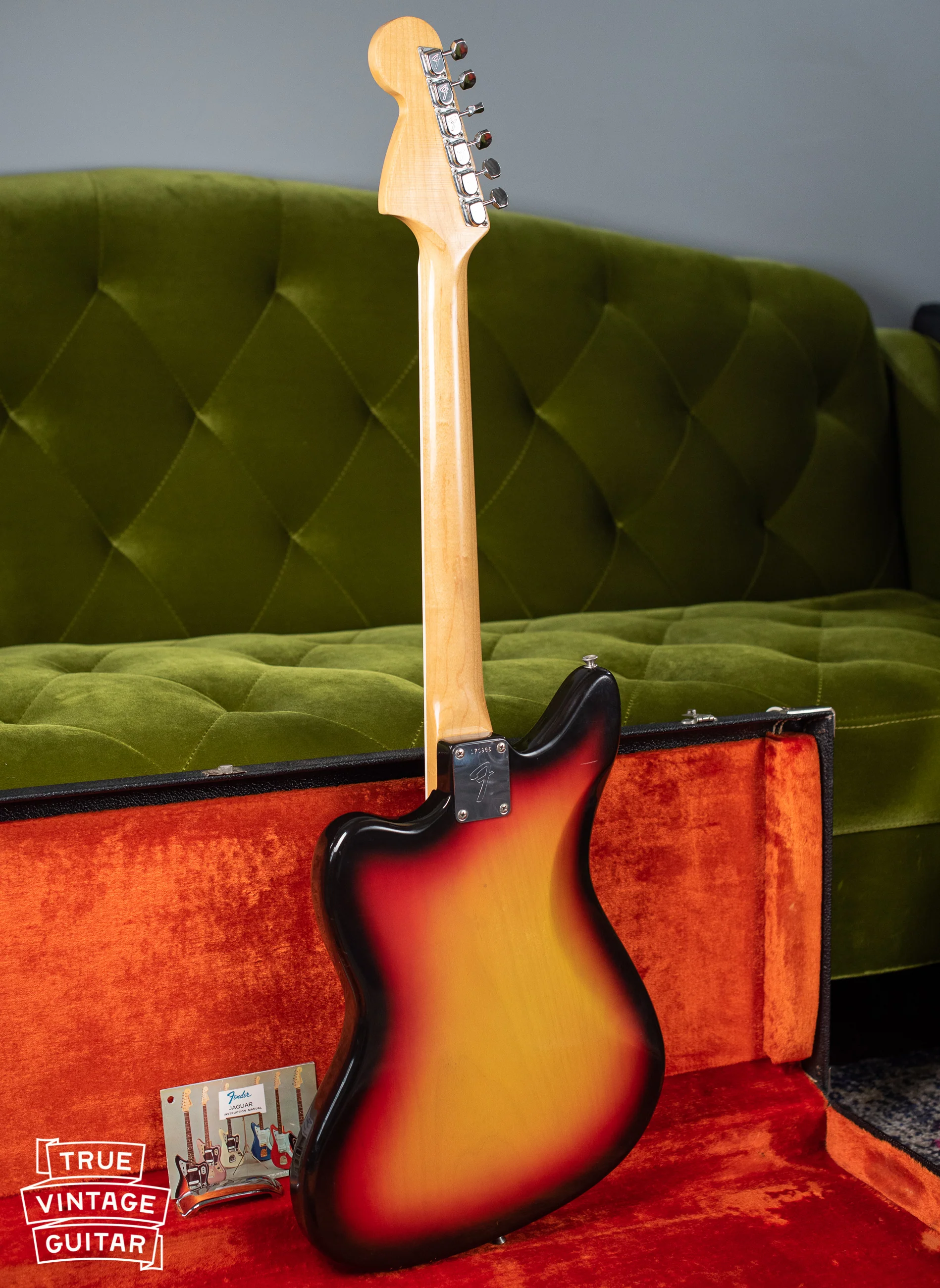 1966 Fender Jaguar Sunburst with tag - Image 14