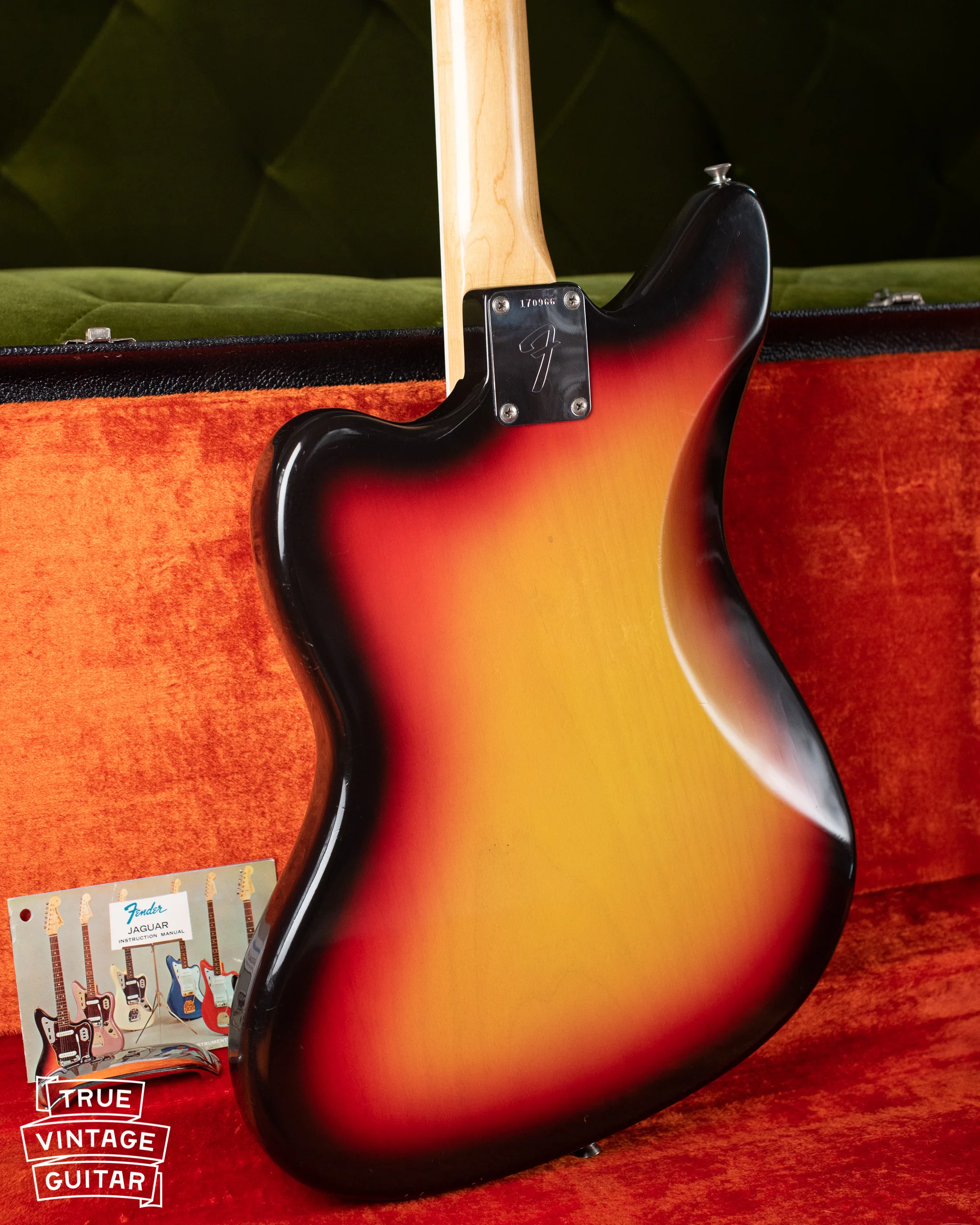 1966 Fender Jaguar Sunburst with tag - Image 18
