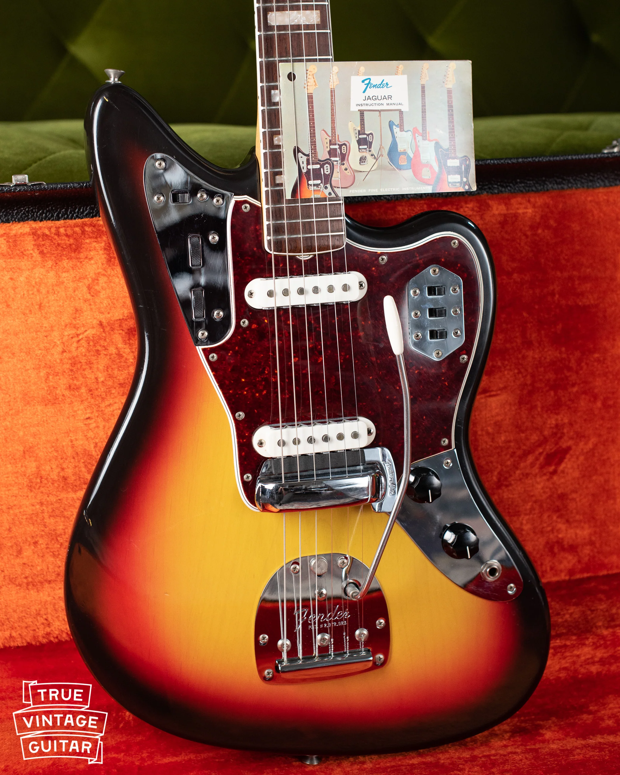 1966 Fender Jaguar Sunburst with tag - Image 2