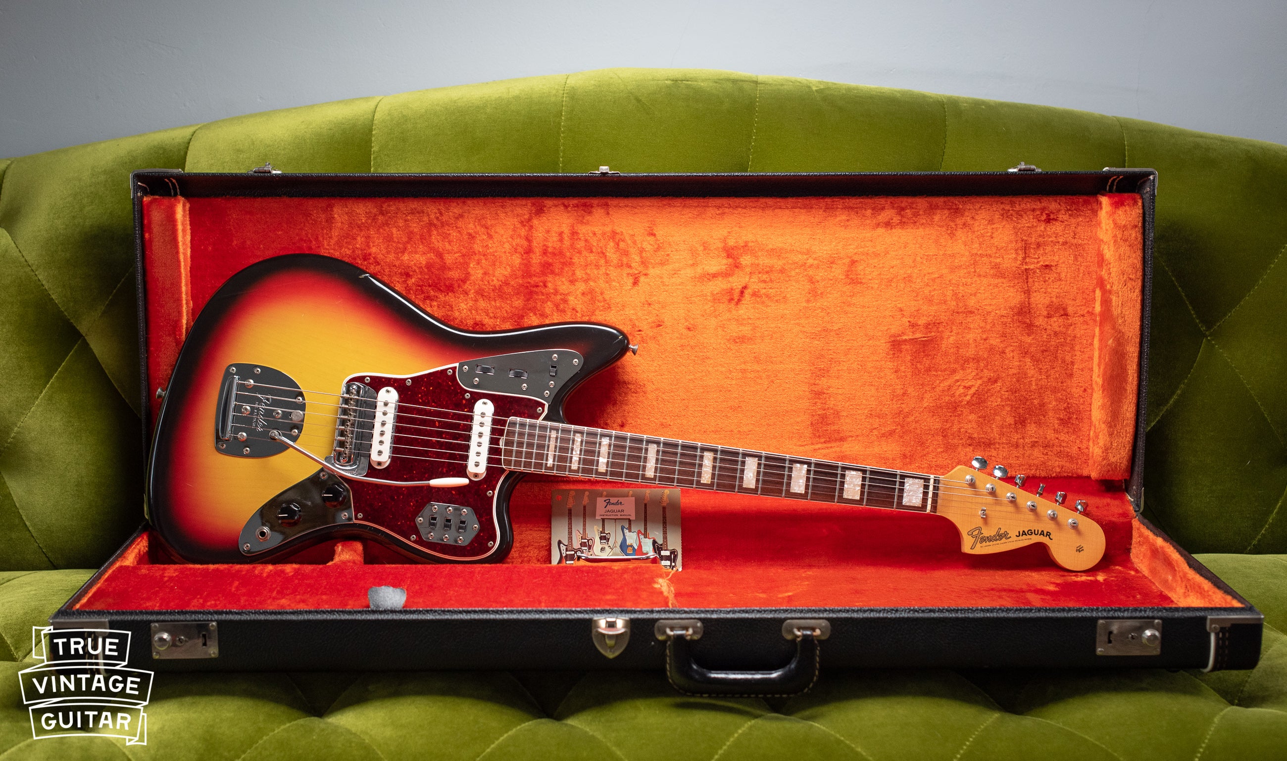1966 Fender Jaguar Sunburst with tag - Image 20