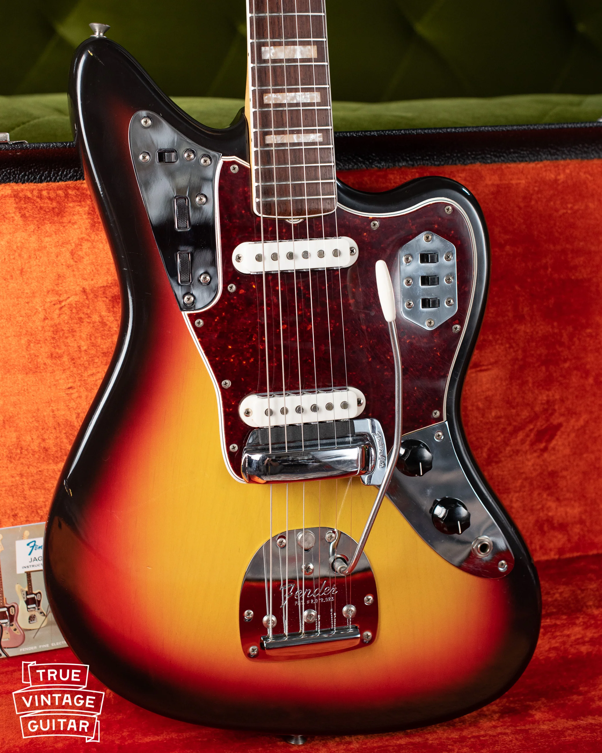 1966 Fender Jaguar Sunburst with tag - Image 3
