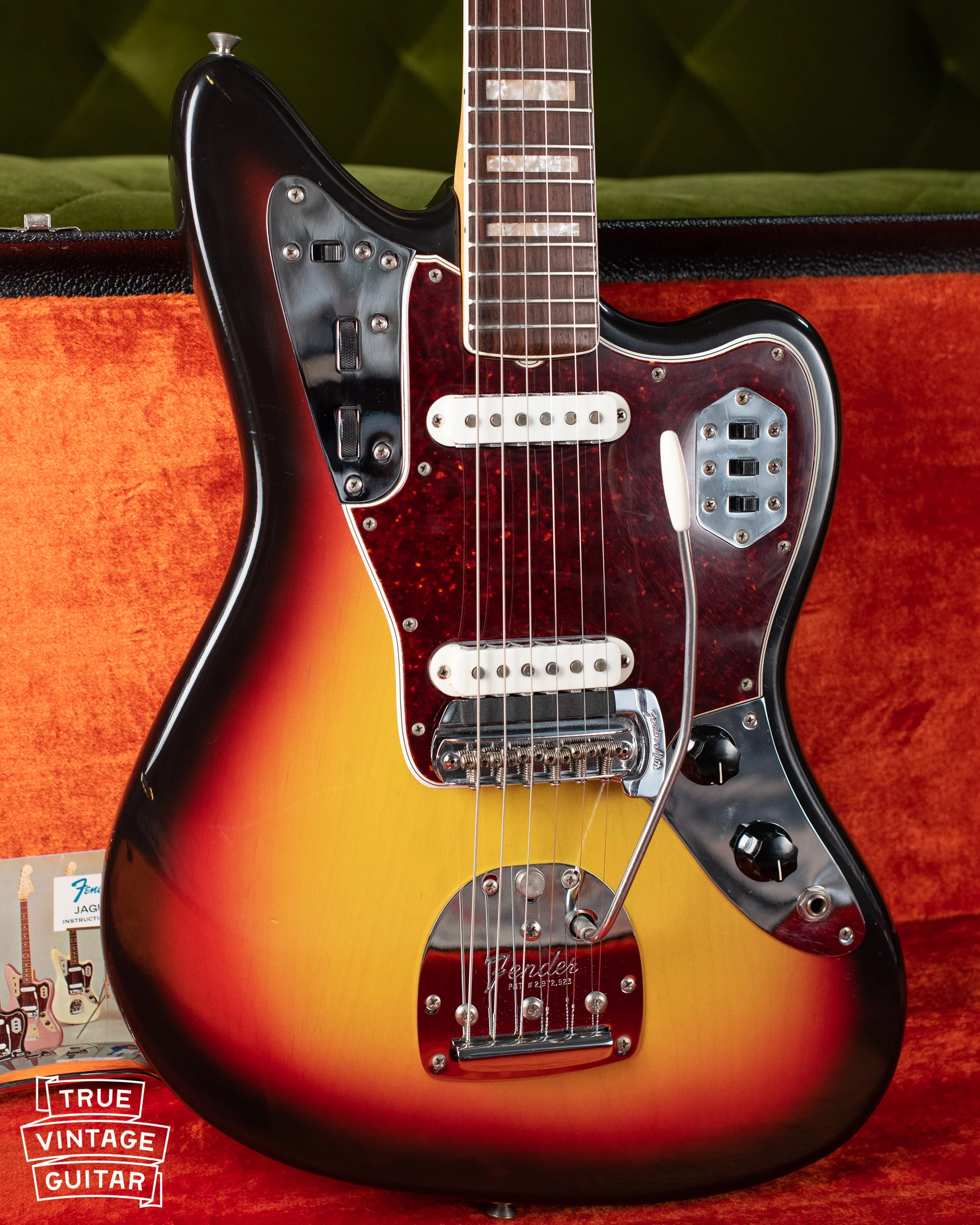 1966 Fender Jaguar Sunburst with tag - Image 4