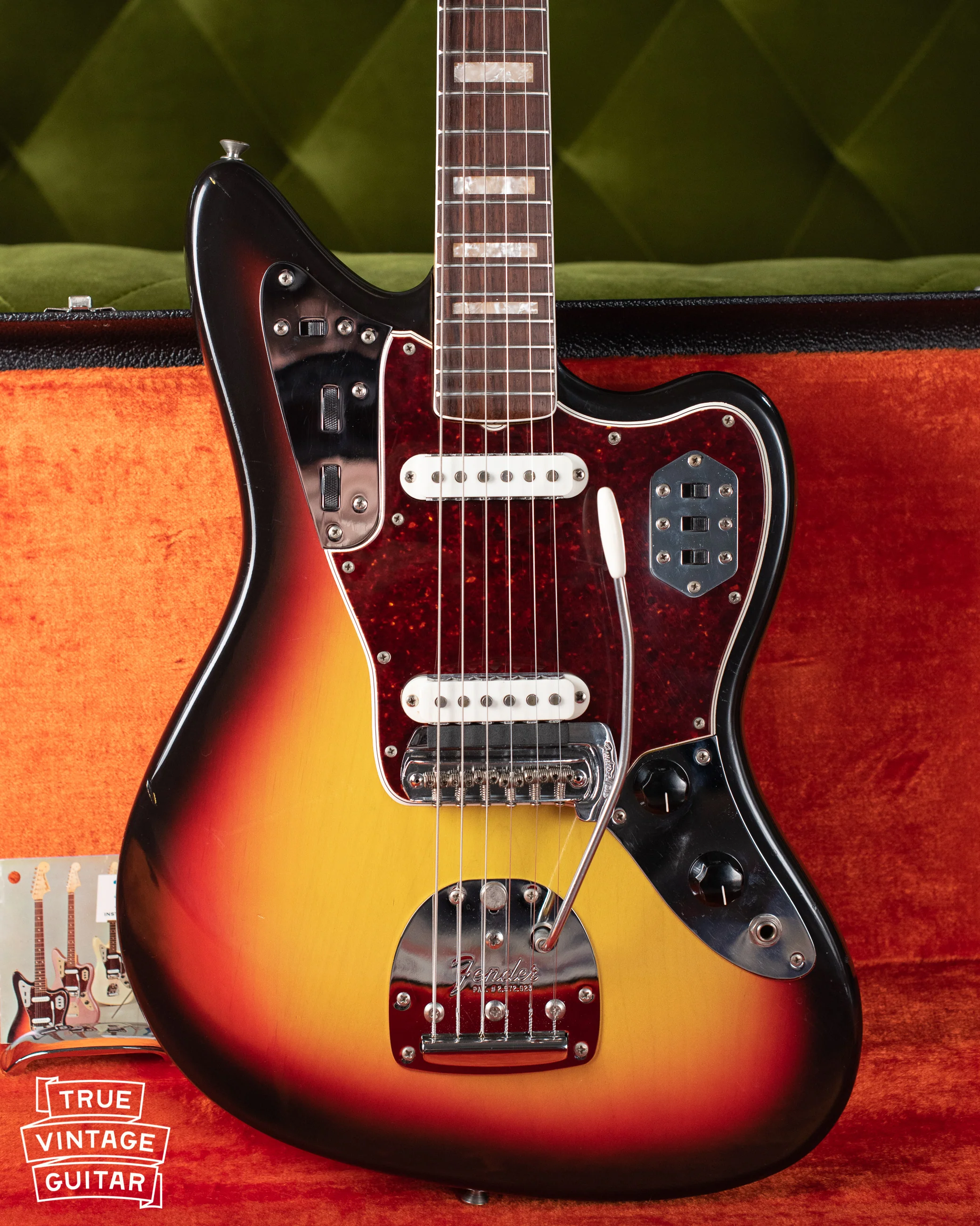 1966 Fender Jaguar Sunburst with tag - Image 5