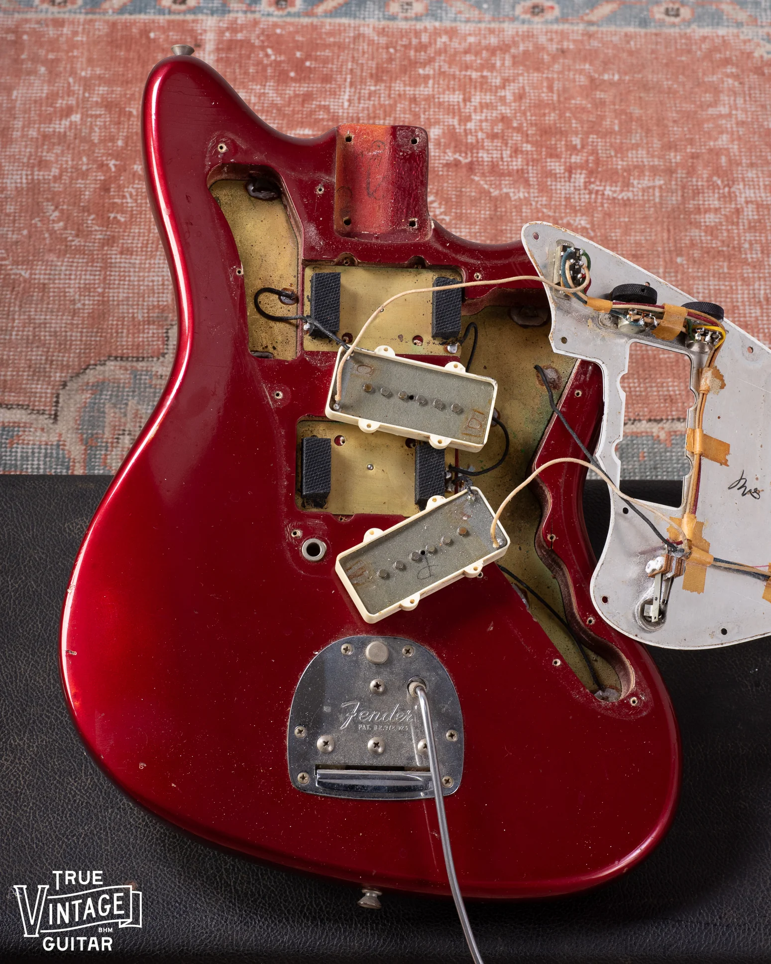 1966 Fender Jazzmaster Candy Apple Red Metallic - Image 15