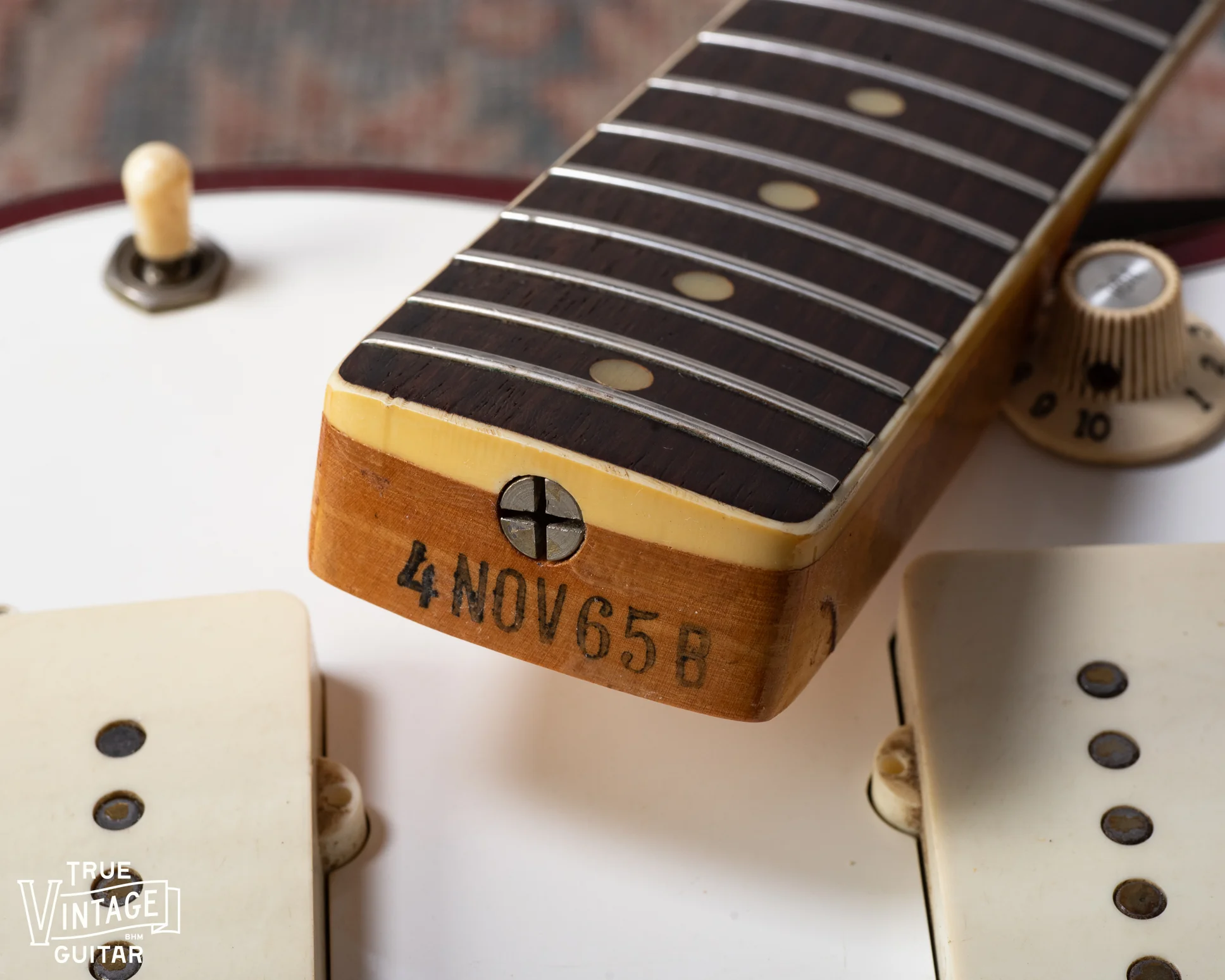 1966 Fender Jazzmaster Candy Apple Red Metallic - Image 16