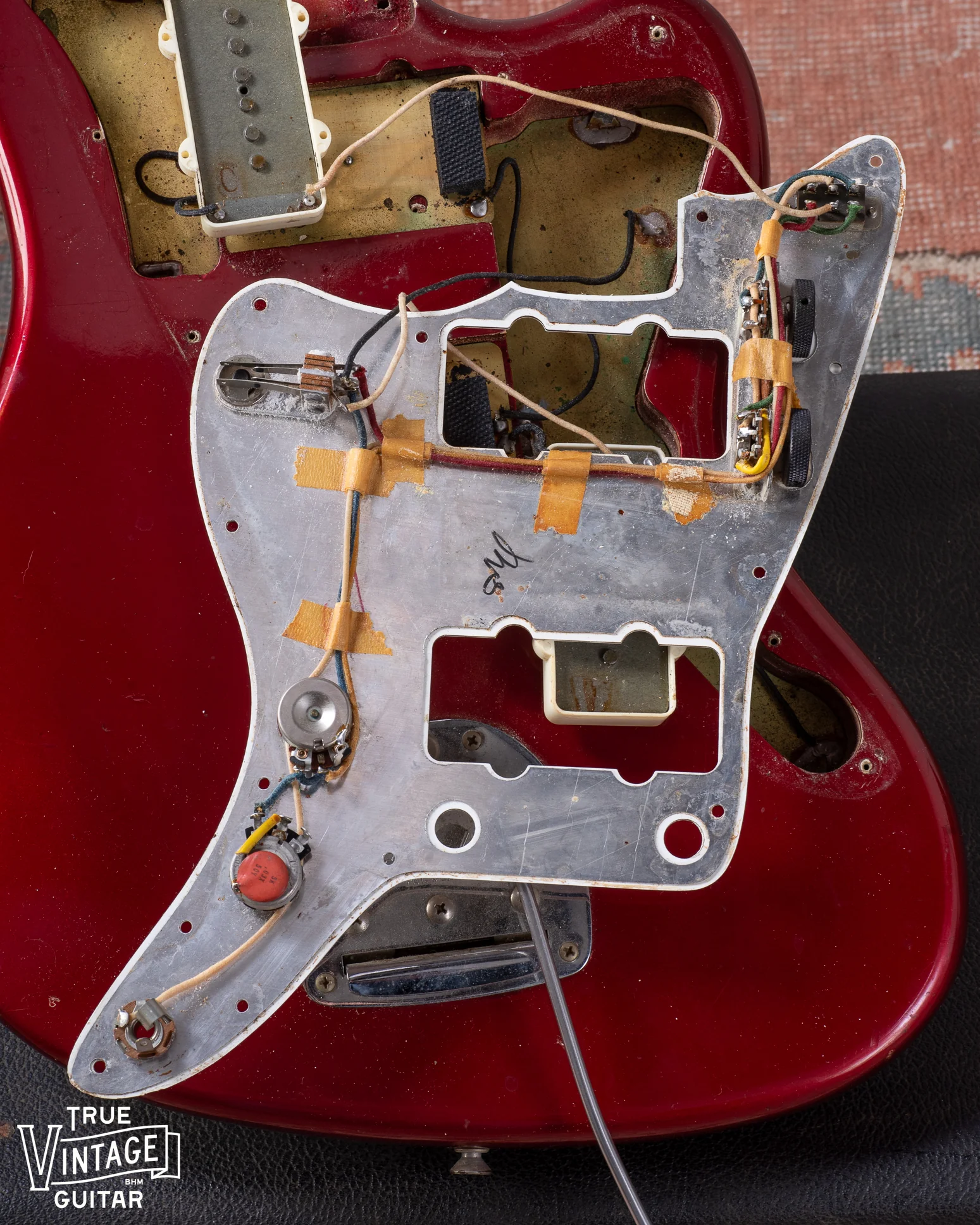 1966 Fender Jazzmaster Candy Apple Red Metallic - Image 18