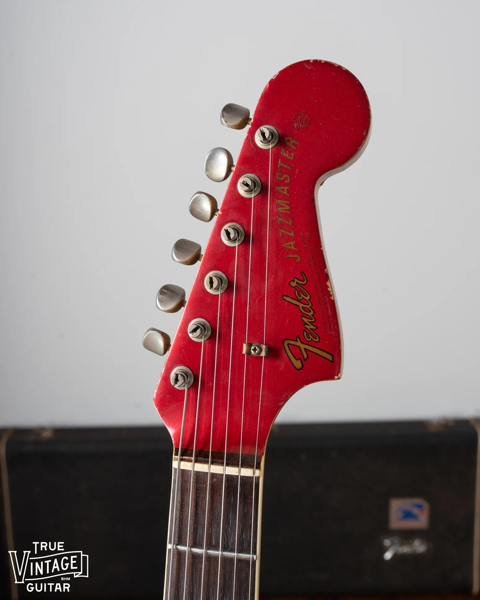 1966 Fender Jazzmaster Candy Apple Red Metallic - Image 8