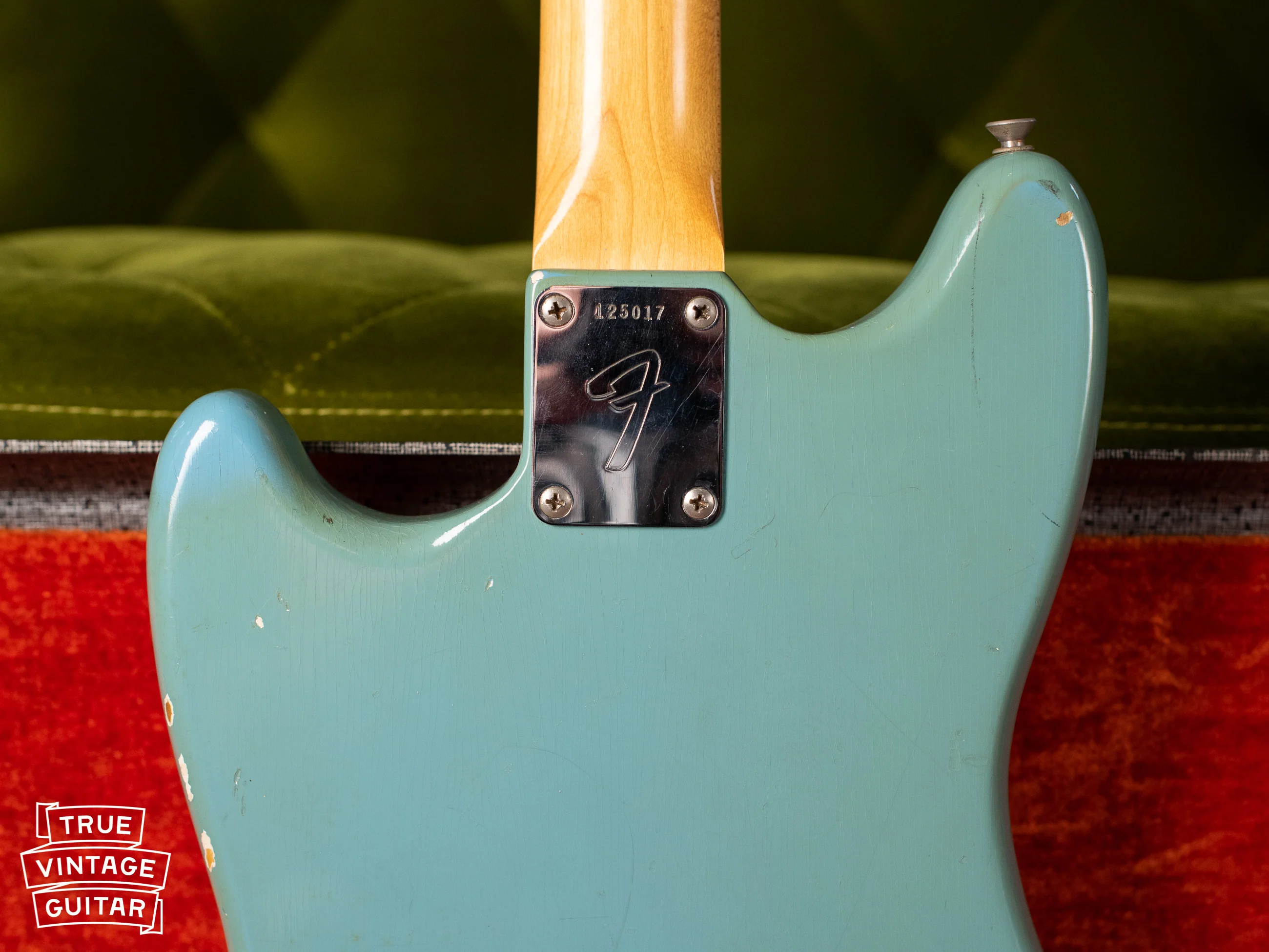 1966 Fender Mustang Blue - Image 12