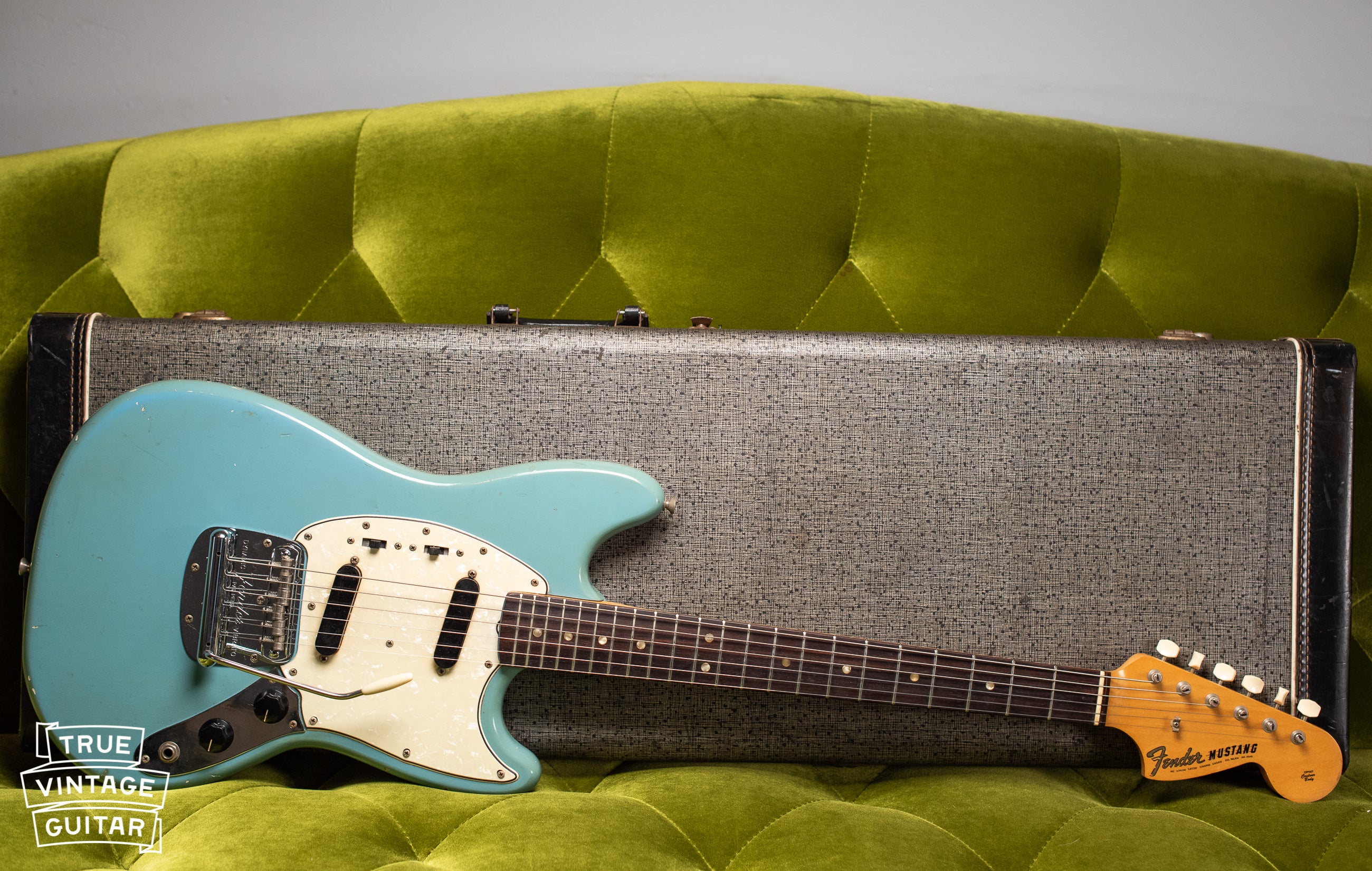 1966 Fender Mustang Blue - Image 15