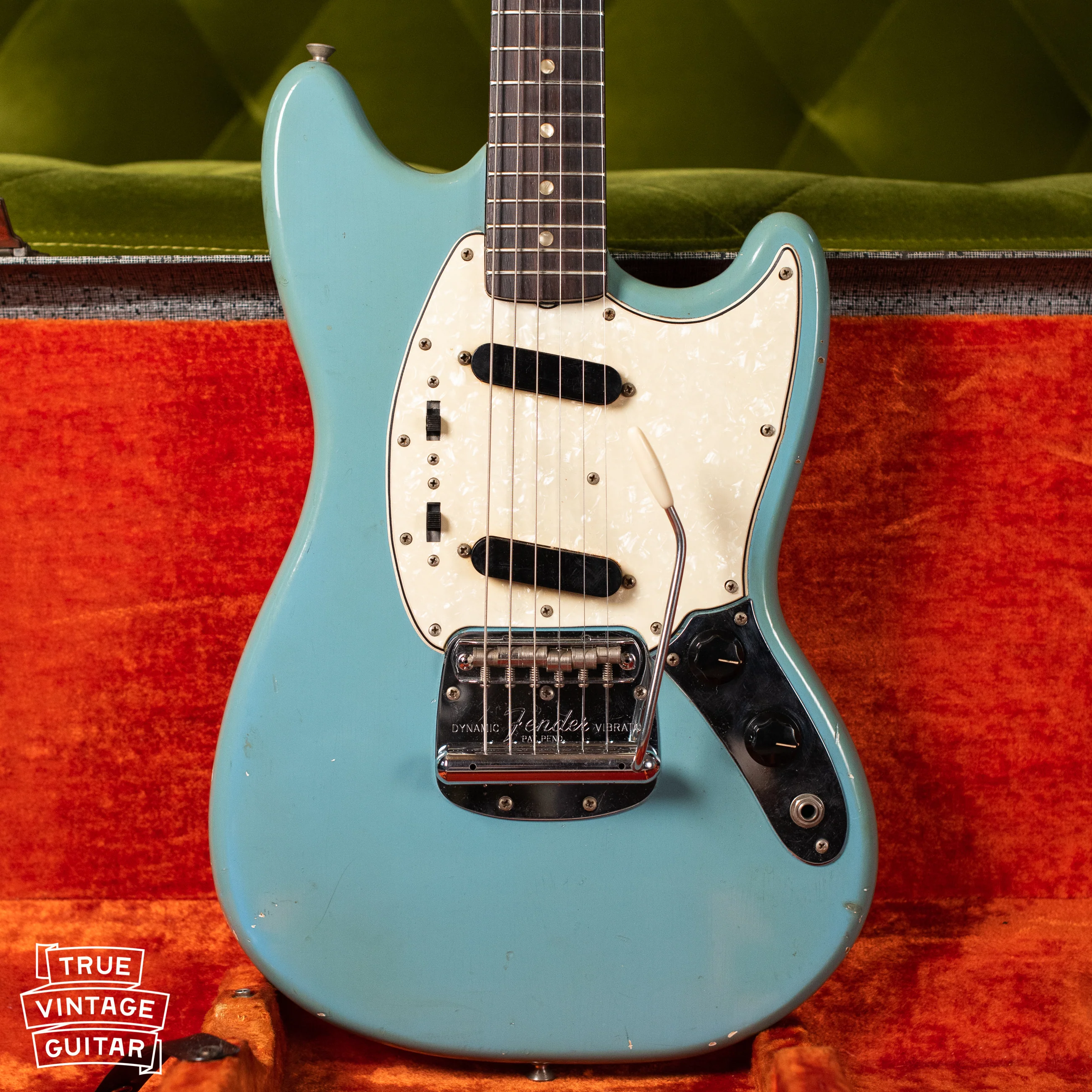 1966 Fender Mustang Blue - Image 3
