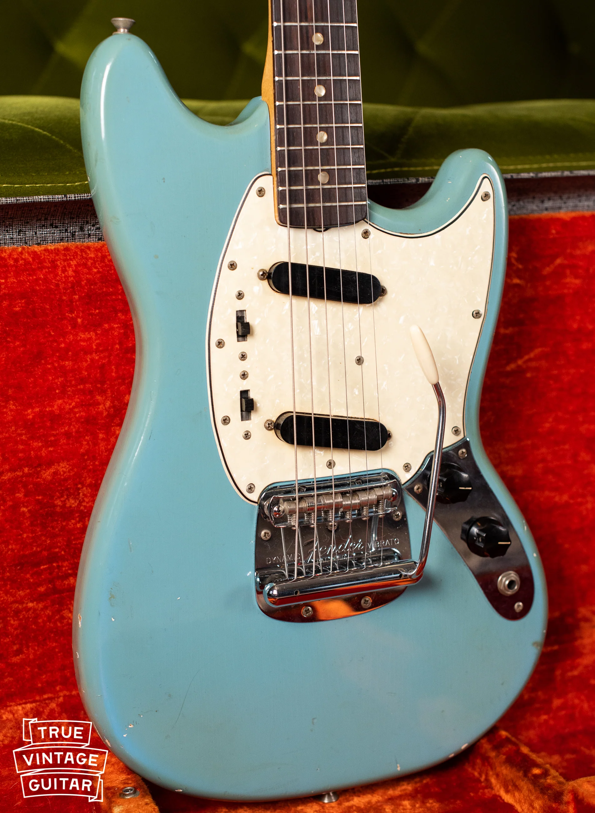 1966 Fender Mustang Blue - Image 4