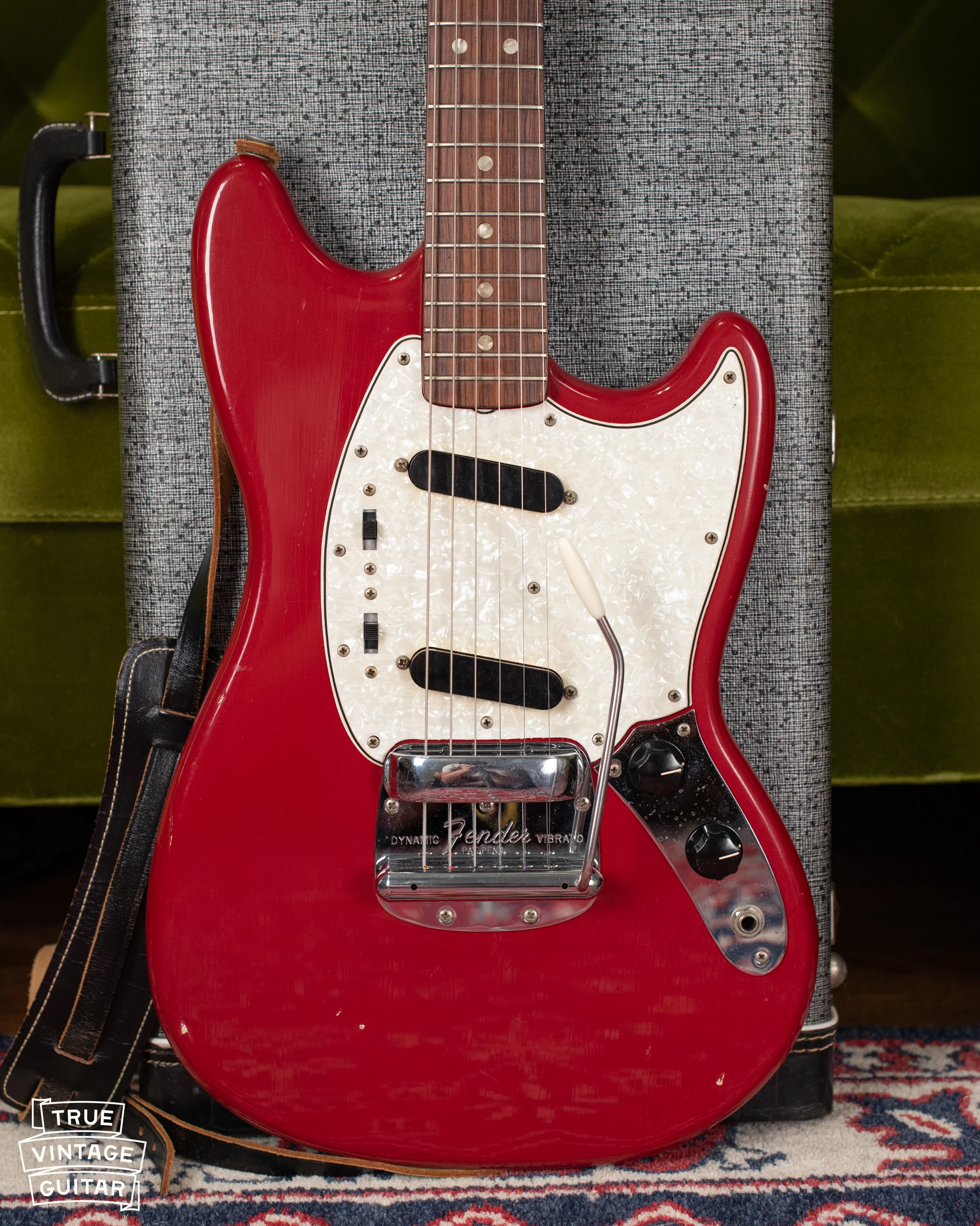 1966 Fender Mustang Red