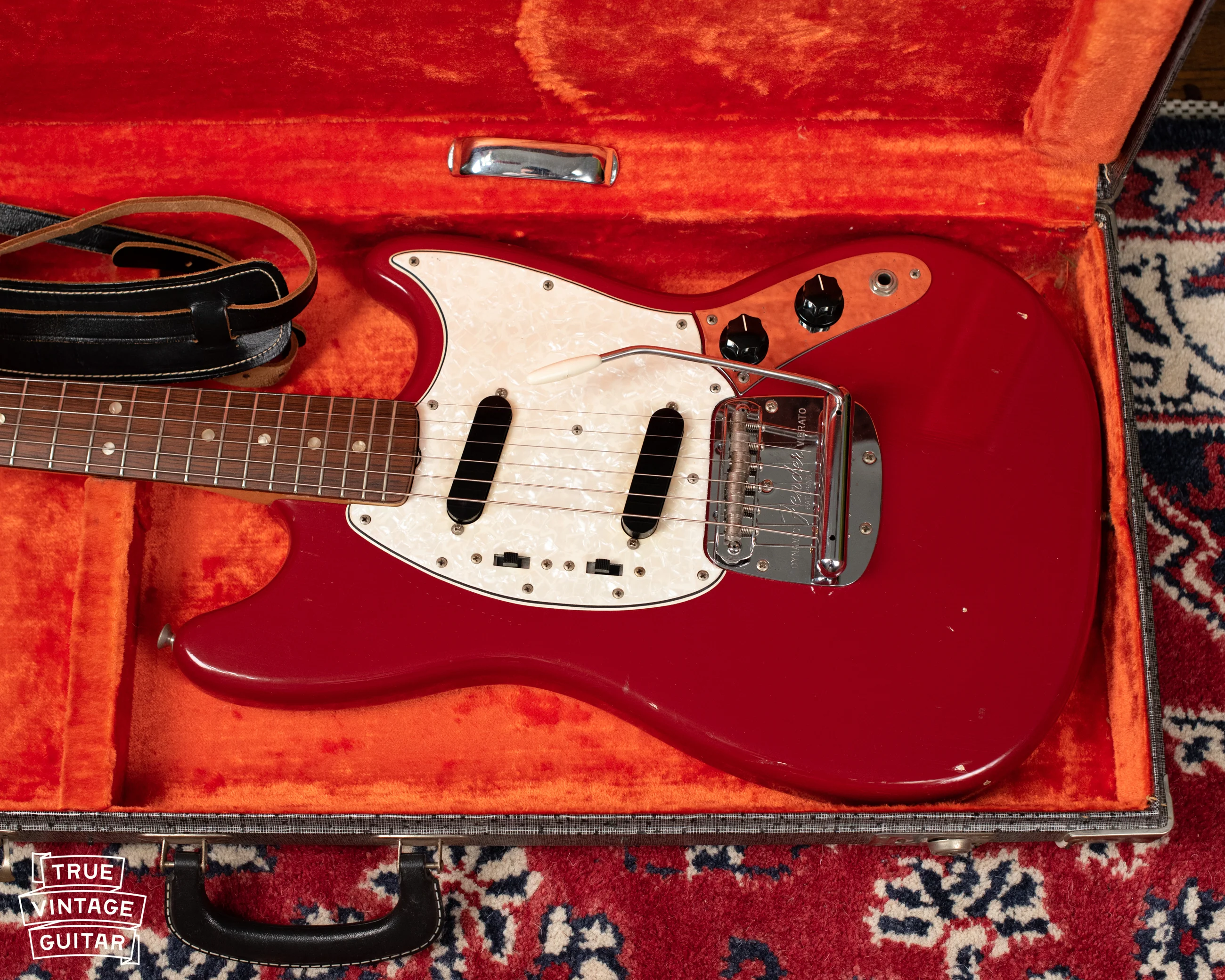 1966 Fender Mustang Red - Image 14