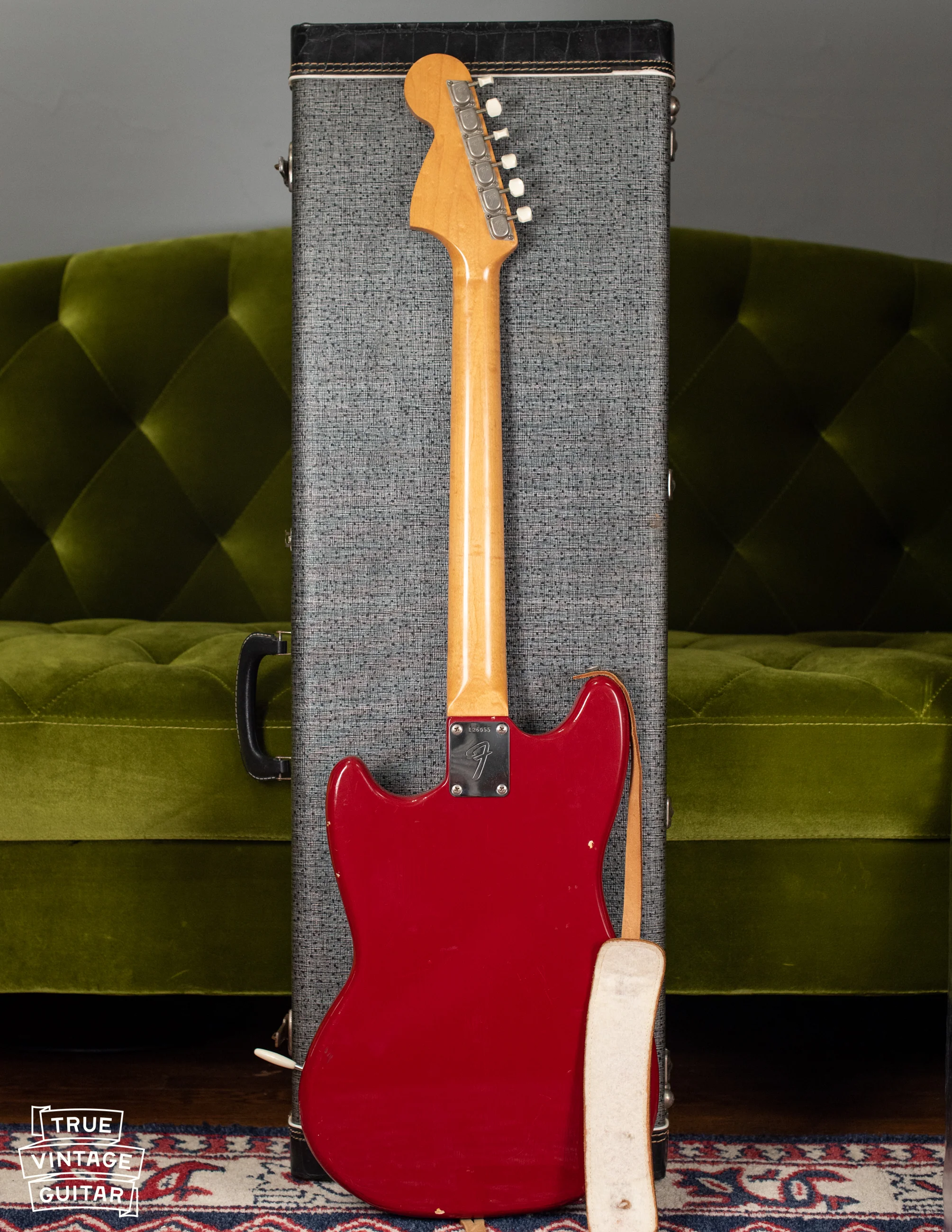 1966 Fender Mustang Red - Image 3