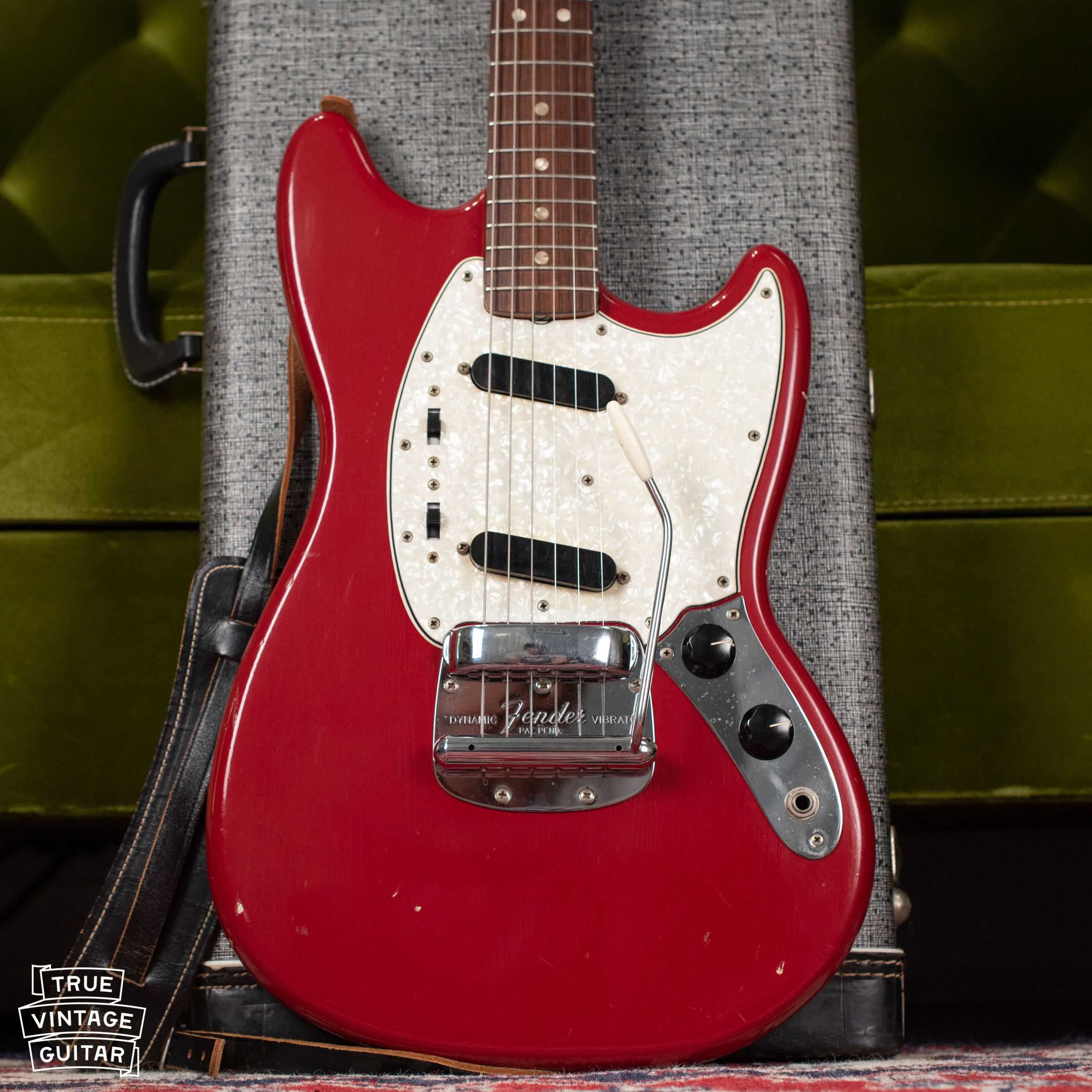 1966 Fender Mustang Red - Image 7