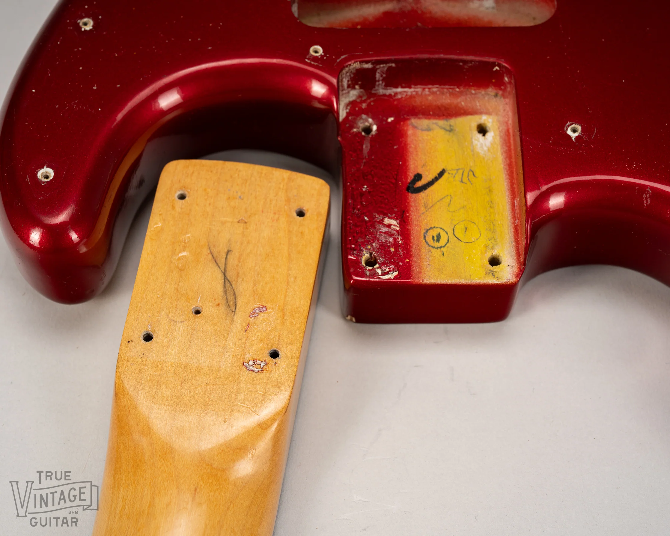 1966 Fender Stratocaster Candy Apple Red - Image 15