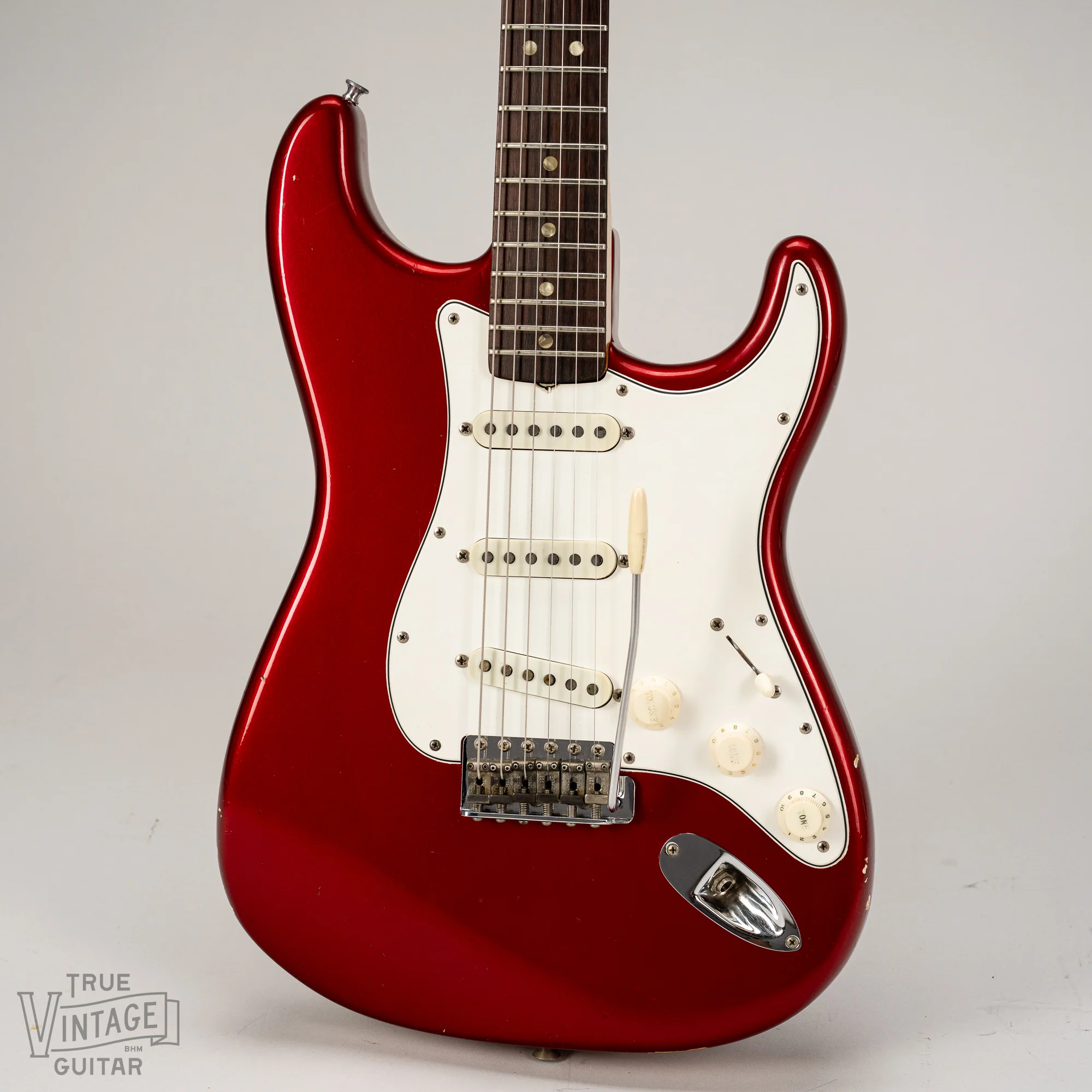 1966 Fender Stratocaster Candy Apple Red - Image 25