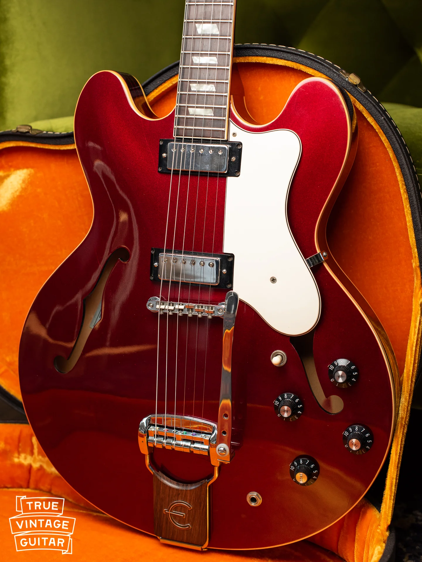 1967 Epiphone Riviera Sparkling Burgundy