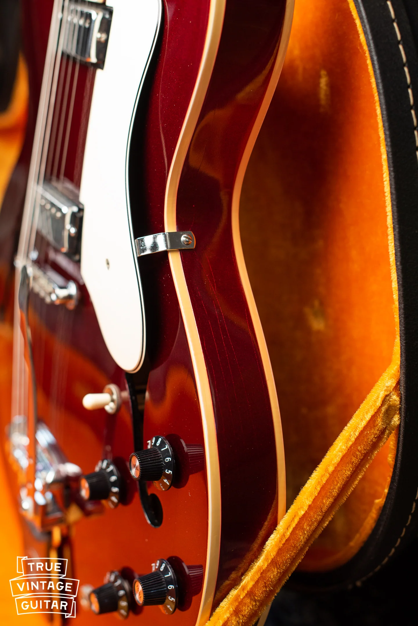 1967 Epiphone Riviera Sparkling Burgundy - Image 13