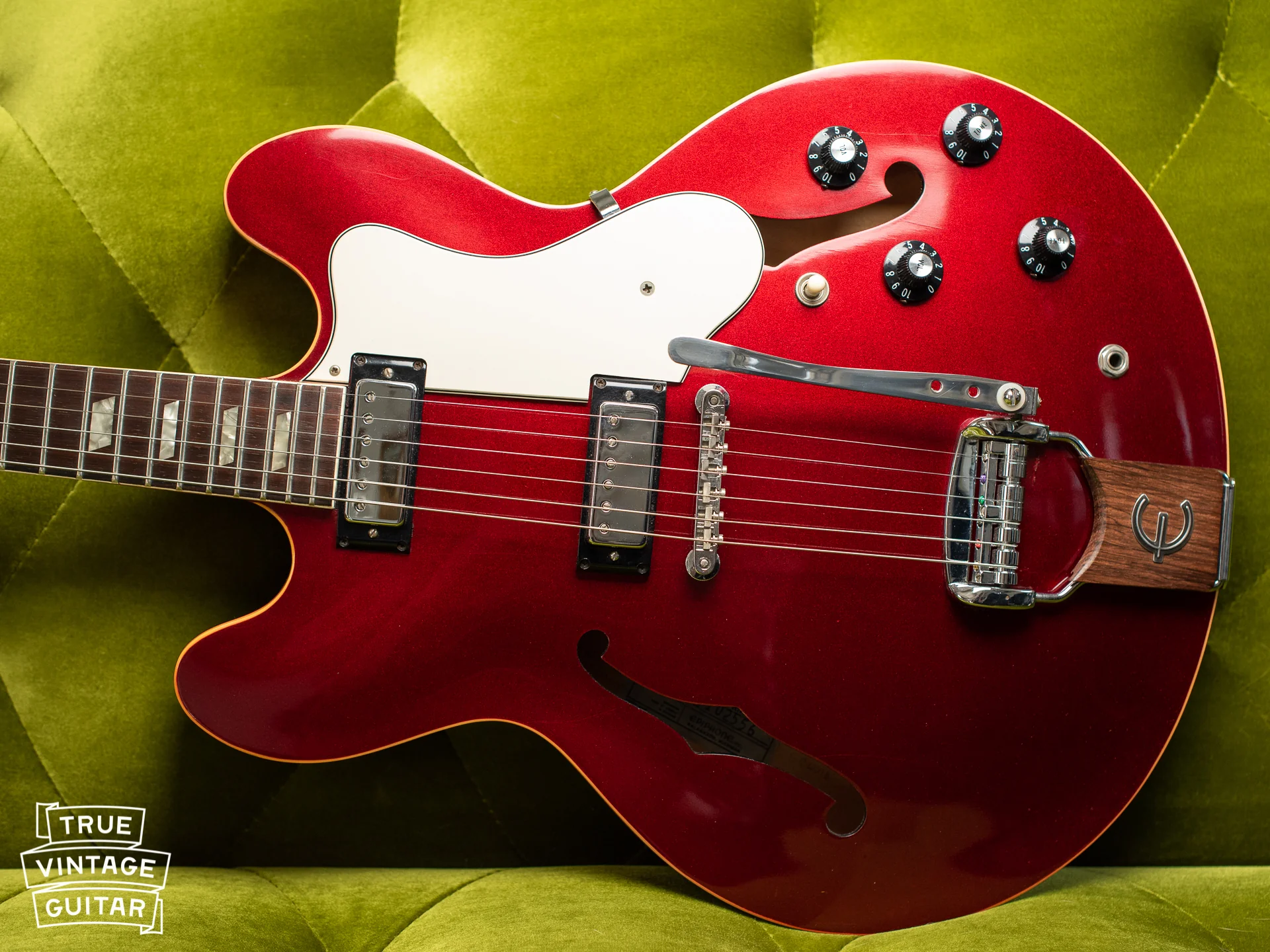 1967 Epiphone Riviera Sparkling Burgundy - Image 31