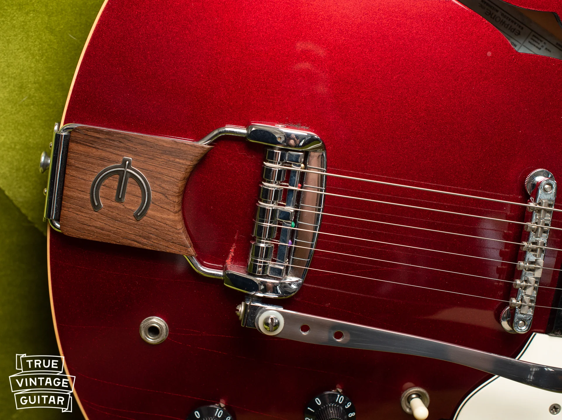 1967 Epiphone Riviera Sparkling Burgundy - Image 34