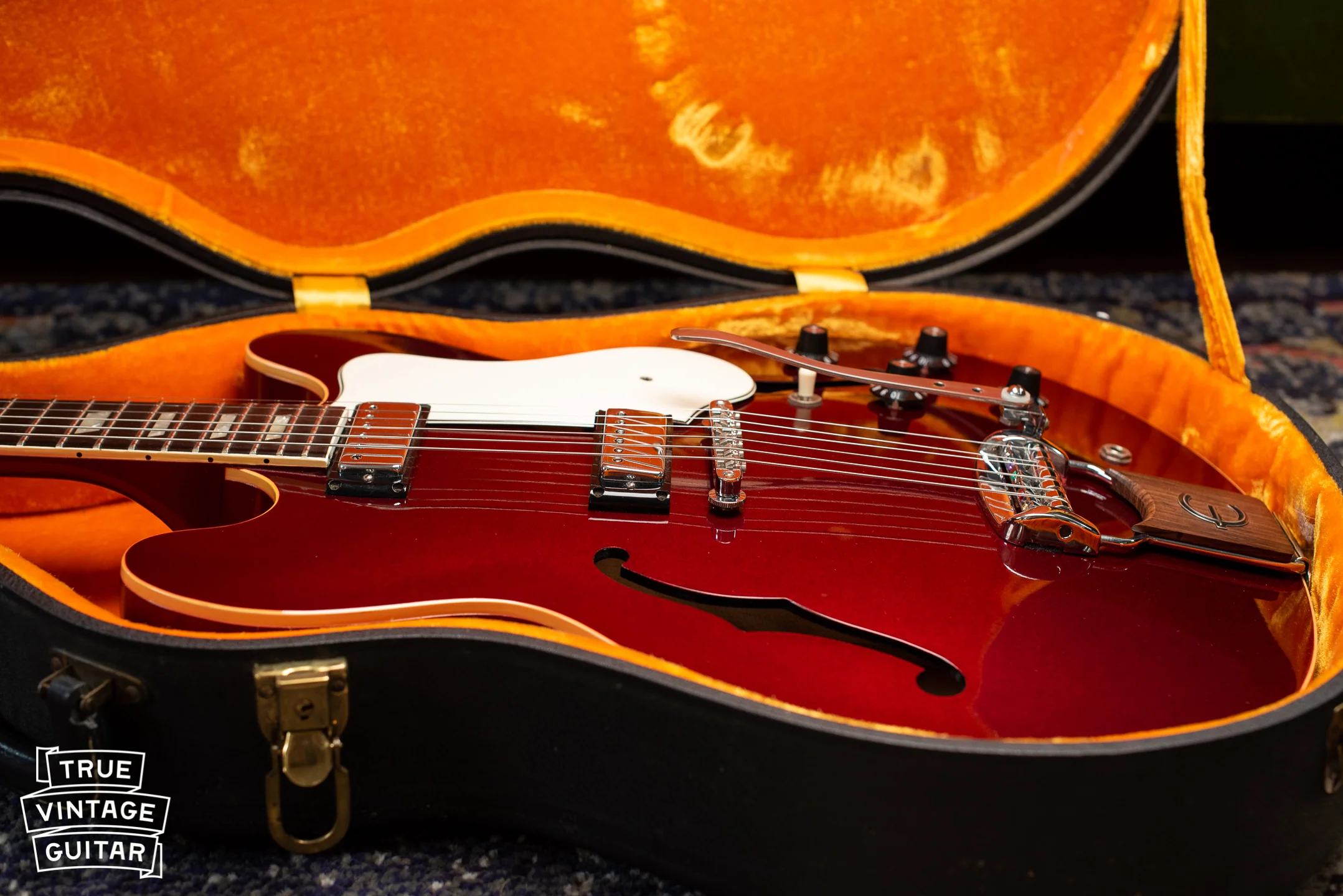 1967 Epiphone Riviera Sparkling Burgundy - Image 36
